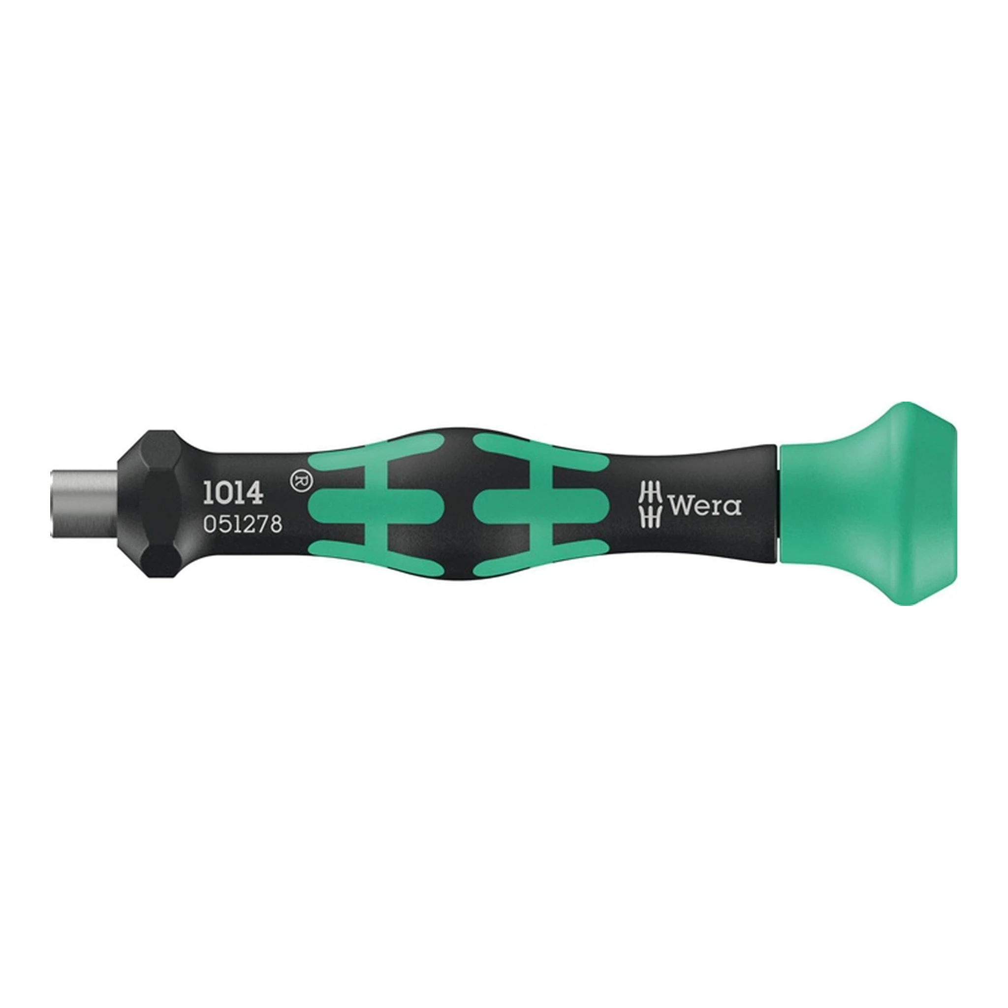 WERA | Bithandhalter 1014 Kraftform Micro | Gesamtlänge 80 mm