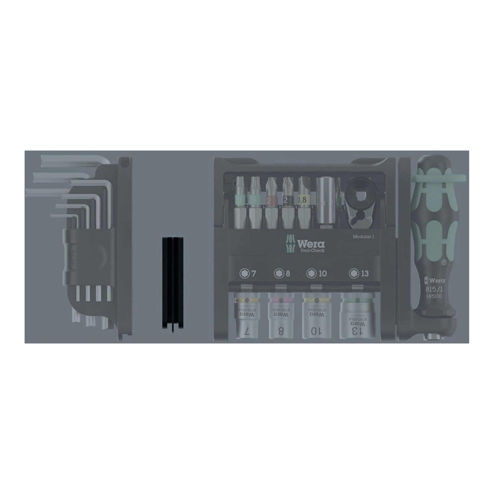 WERA | Bitsortiment Tool-Check Modular Set 1 | 50-teilig – Bild 2