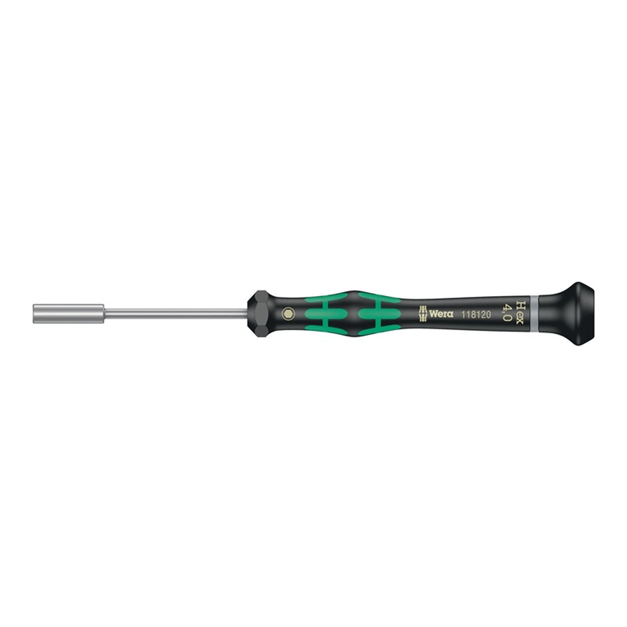 WERA | Elektronikersteckschlüssel 2069 | SW 4 mm Klingenlänge 60 mm Gesamtlänge 157 mm
