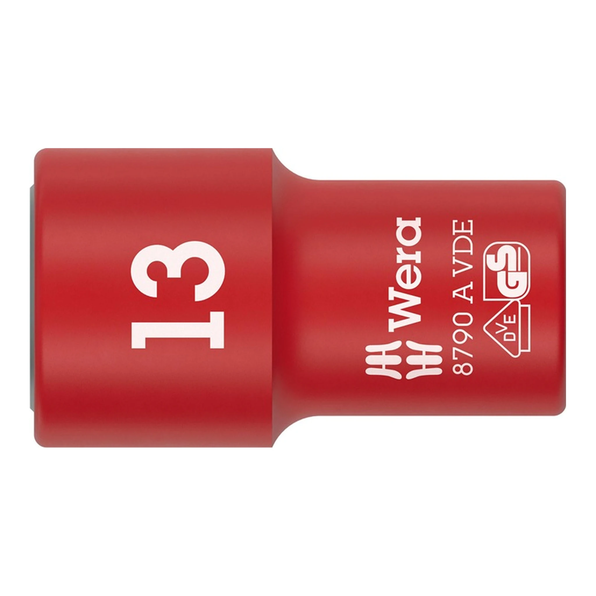 WERA | Steckschlüsseleinsatz 8790 A VDE | 1/4 ″ Schlüsselweite 13 mm
