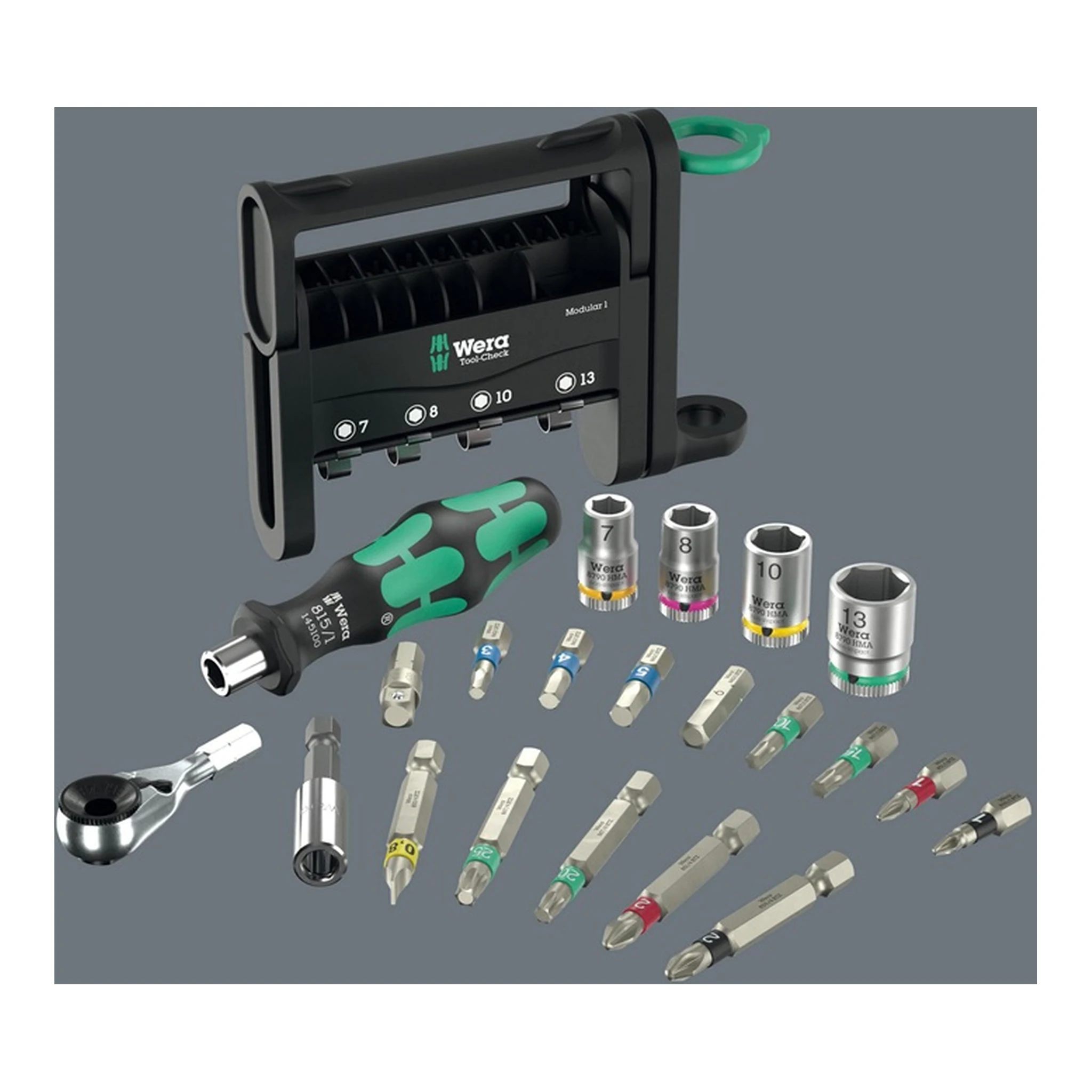 WERA | Bitsortiment Tool-Check Modular Set 1 | 50-teilig – Bild 3