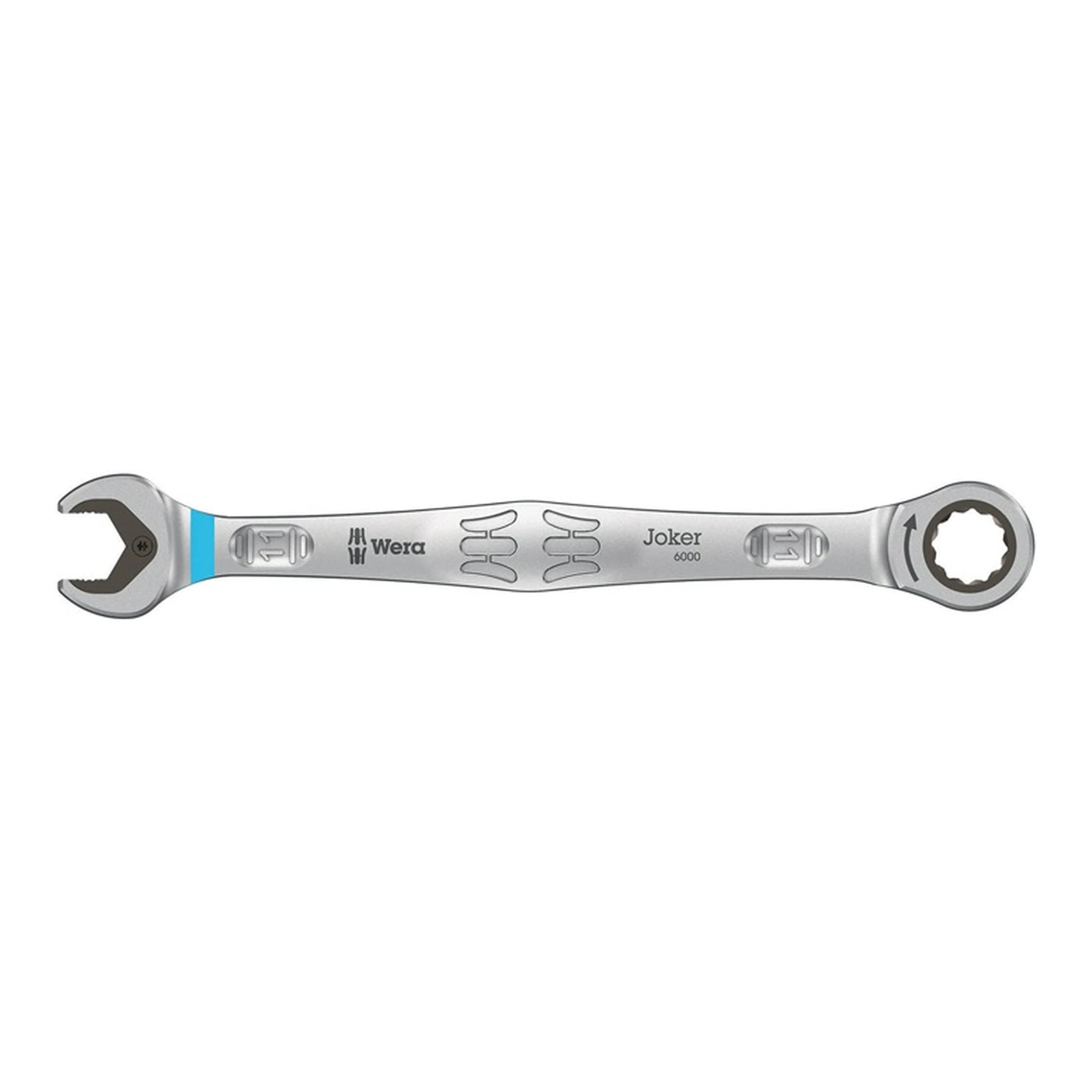 WERA | Maulringratschenschlüssel 6000 Joker | SW11mm L.165mm CV-Molybdän nickel-chrom-beschichtet