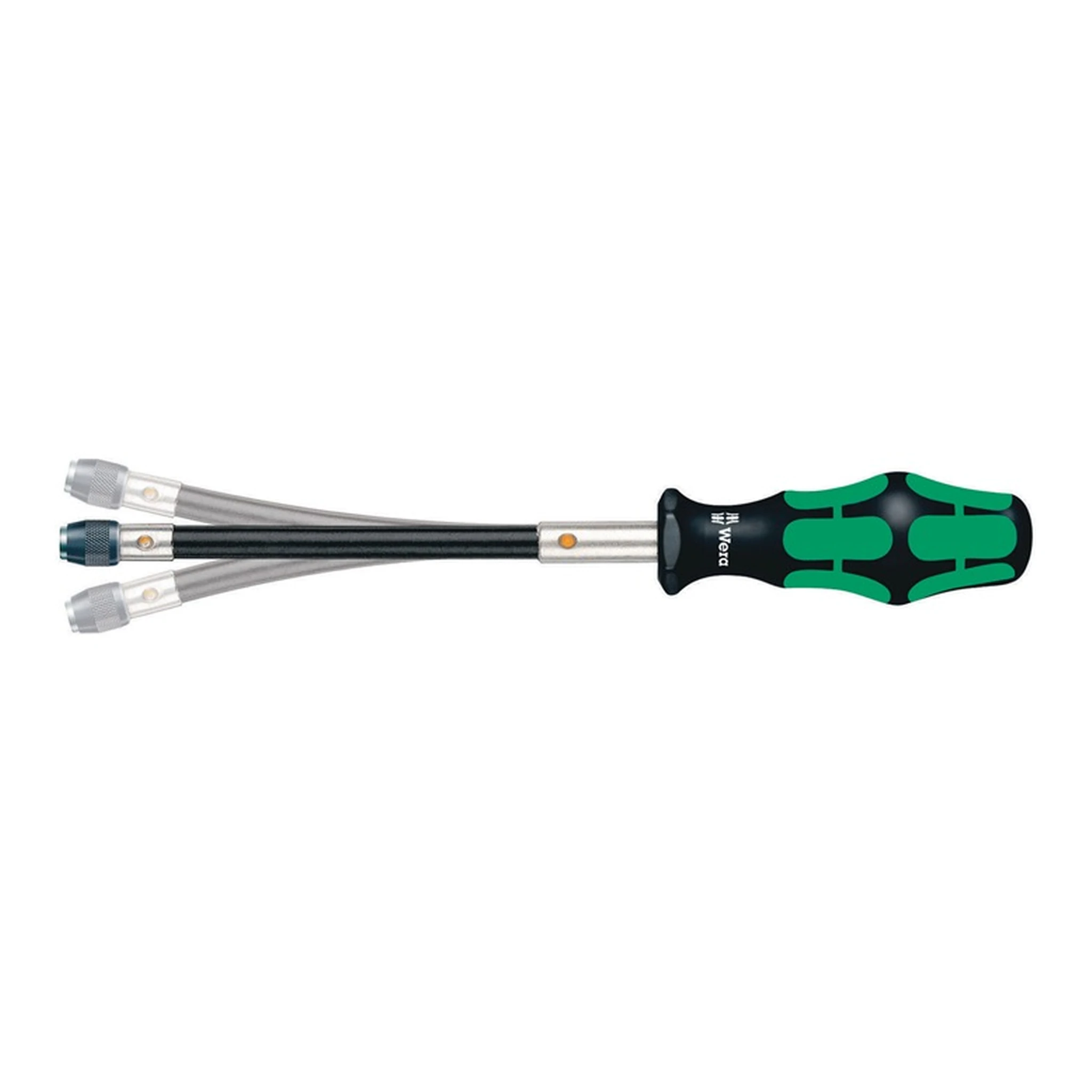 WERA | Handbithalter 391 Außen-6-kant | 6-kantaufnahme 1/4Zoll Klingen-L.177mm flexible m.Schnellwechselfutter
