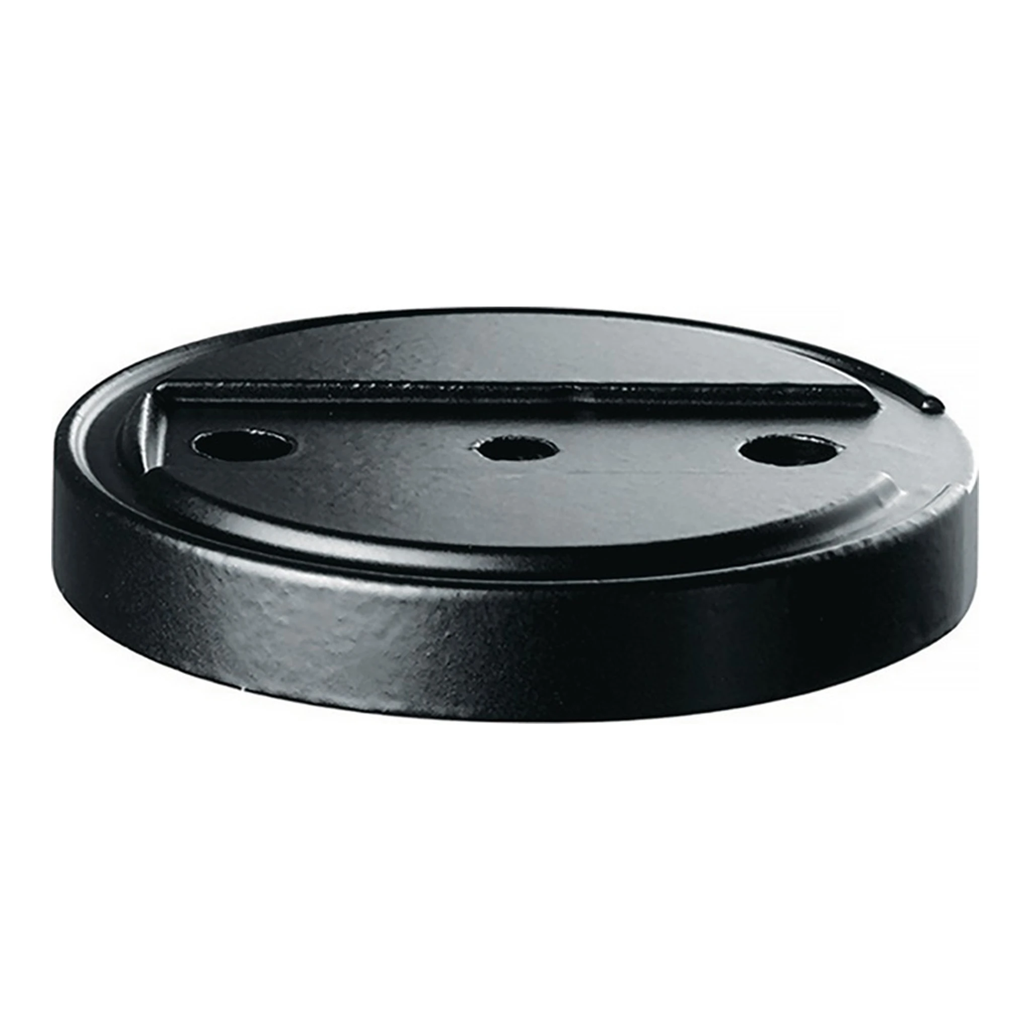 TECWERK | Türstopperunterlage 3699 GP | Ø 70 mm Höhe 10 mm Silikon schwarz