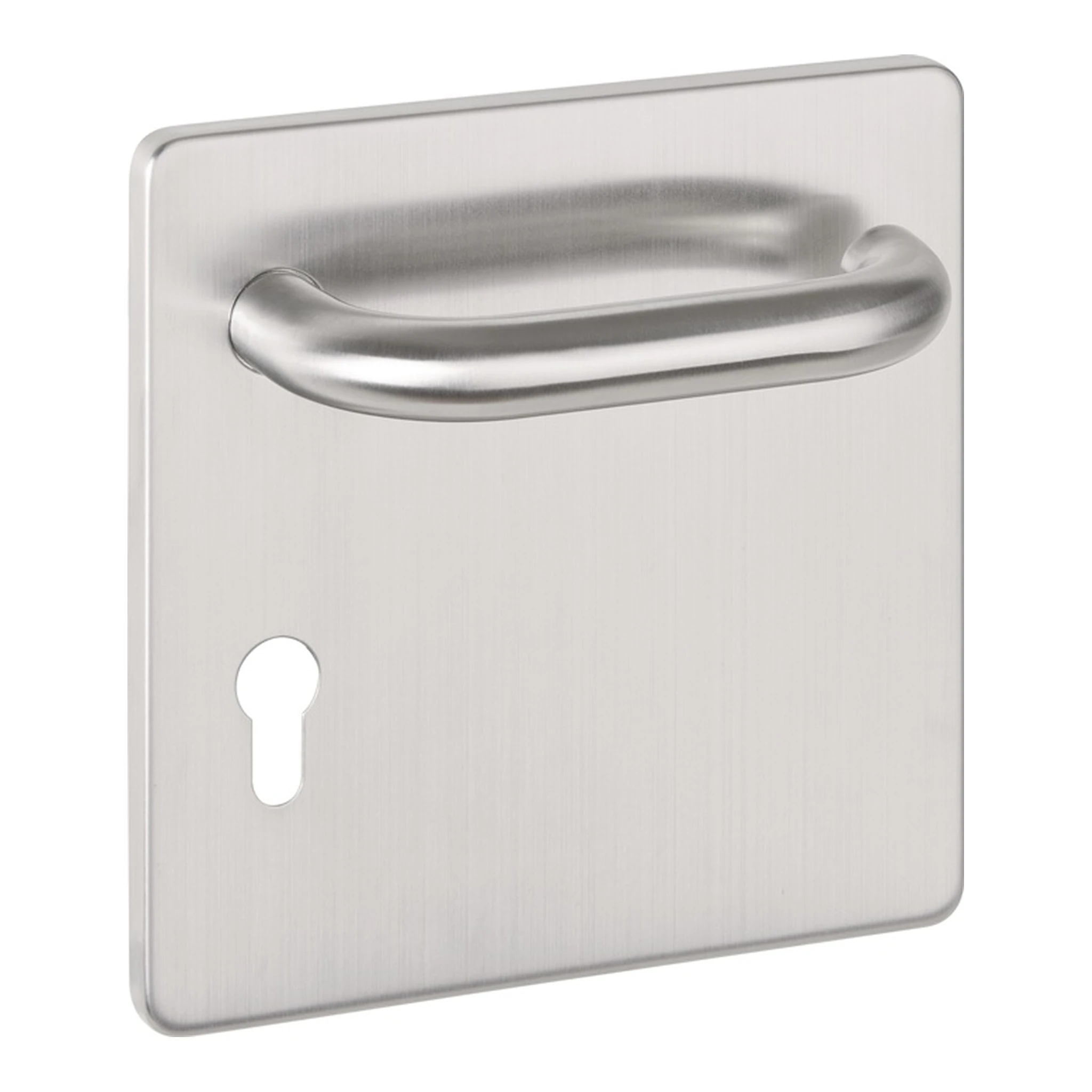TECWERK | Feuerschutzgarnitur NW-495-1 | Edelstahl 60 für Türstärke 39-52 mm quadratisch