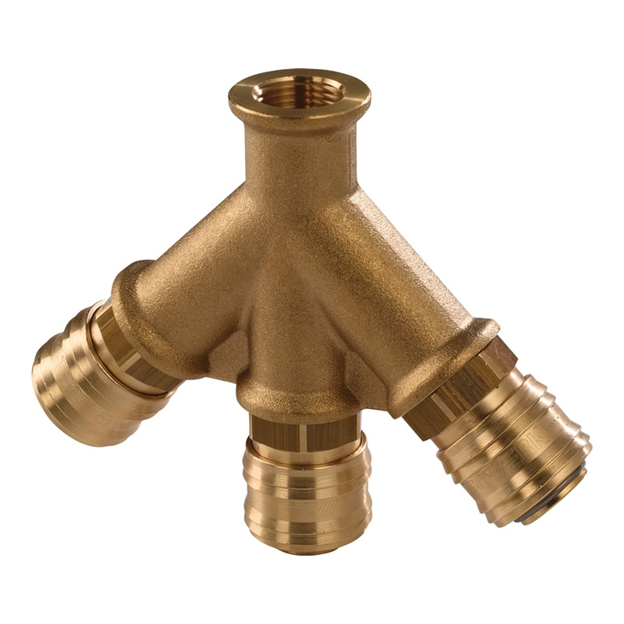 TECWERK | Verteiler | Gewinde G 3/8 ″/15,39 mm IG, 3 Kupplungen DN 7,2