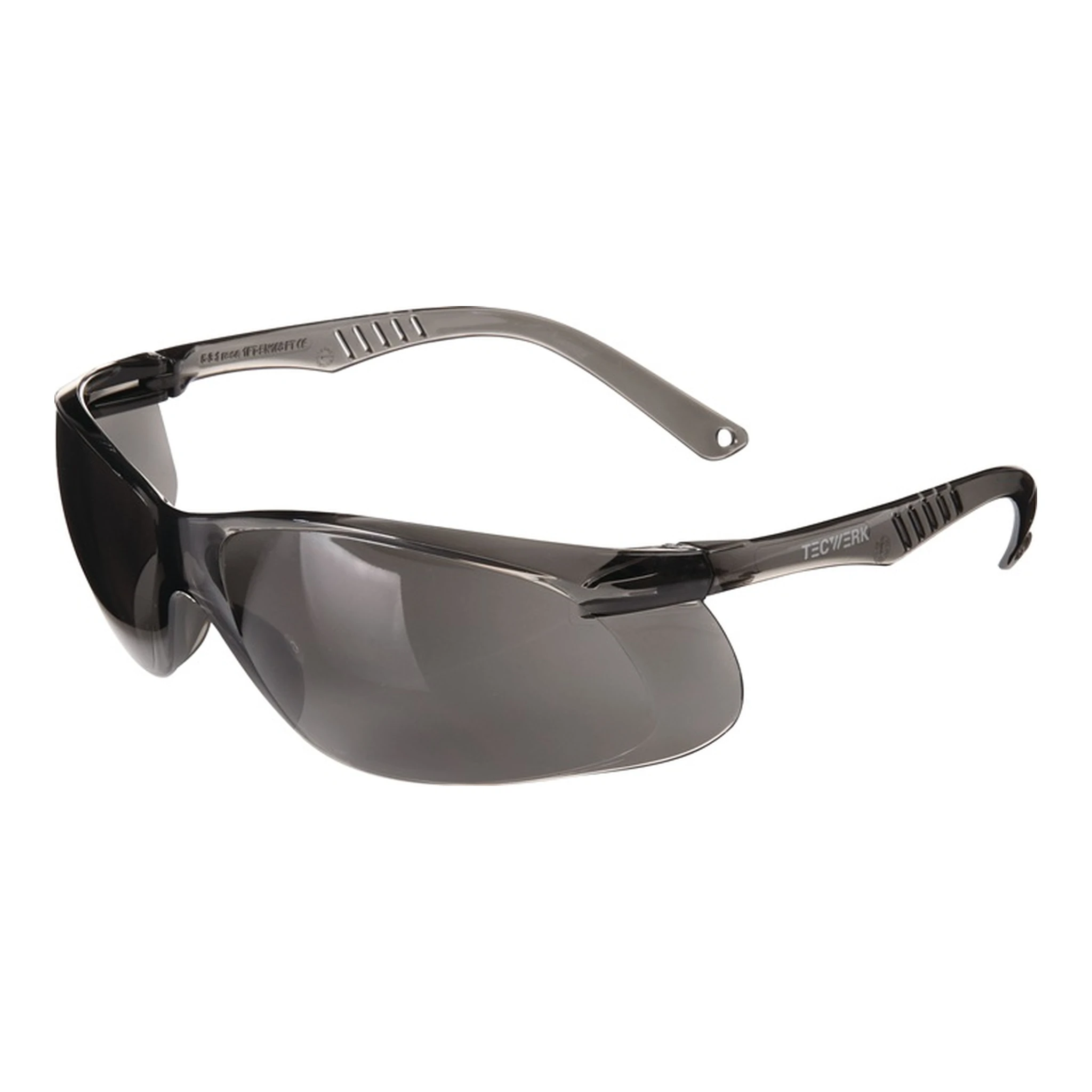 TECWERK | Schutzbrille Daylight One | EN 166 Bügel schwarz, Scheibe smoke
