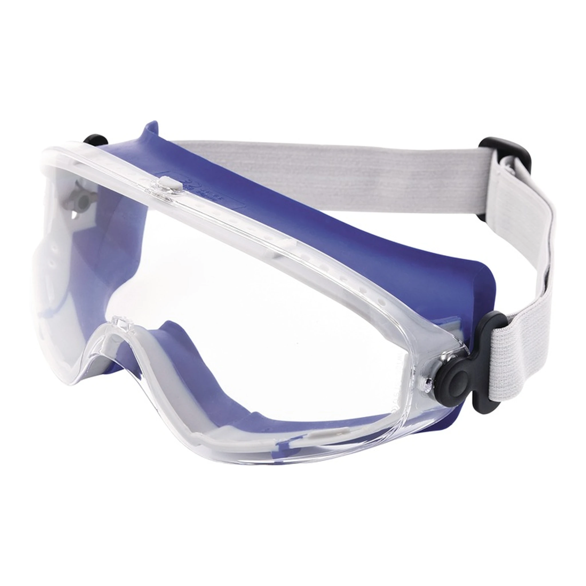 TECWERK | Vollsichtschutzbrille DAYLIGHT TOP | EN 166 Rahmen blau, Scheibe klar
