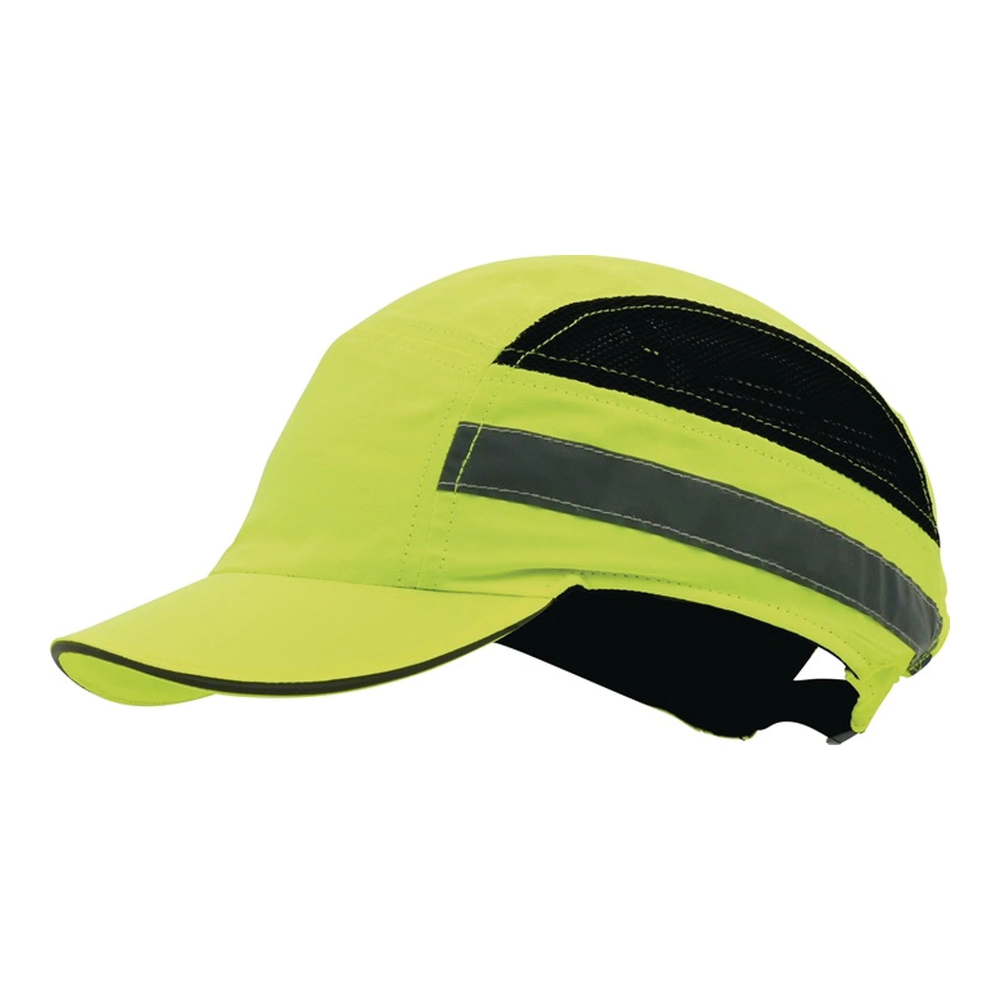 TECWERK | Anstoßkappe Daylight Base-Cap II | 52-65 cm neongelb Schirmlänge 5 cm