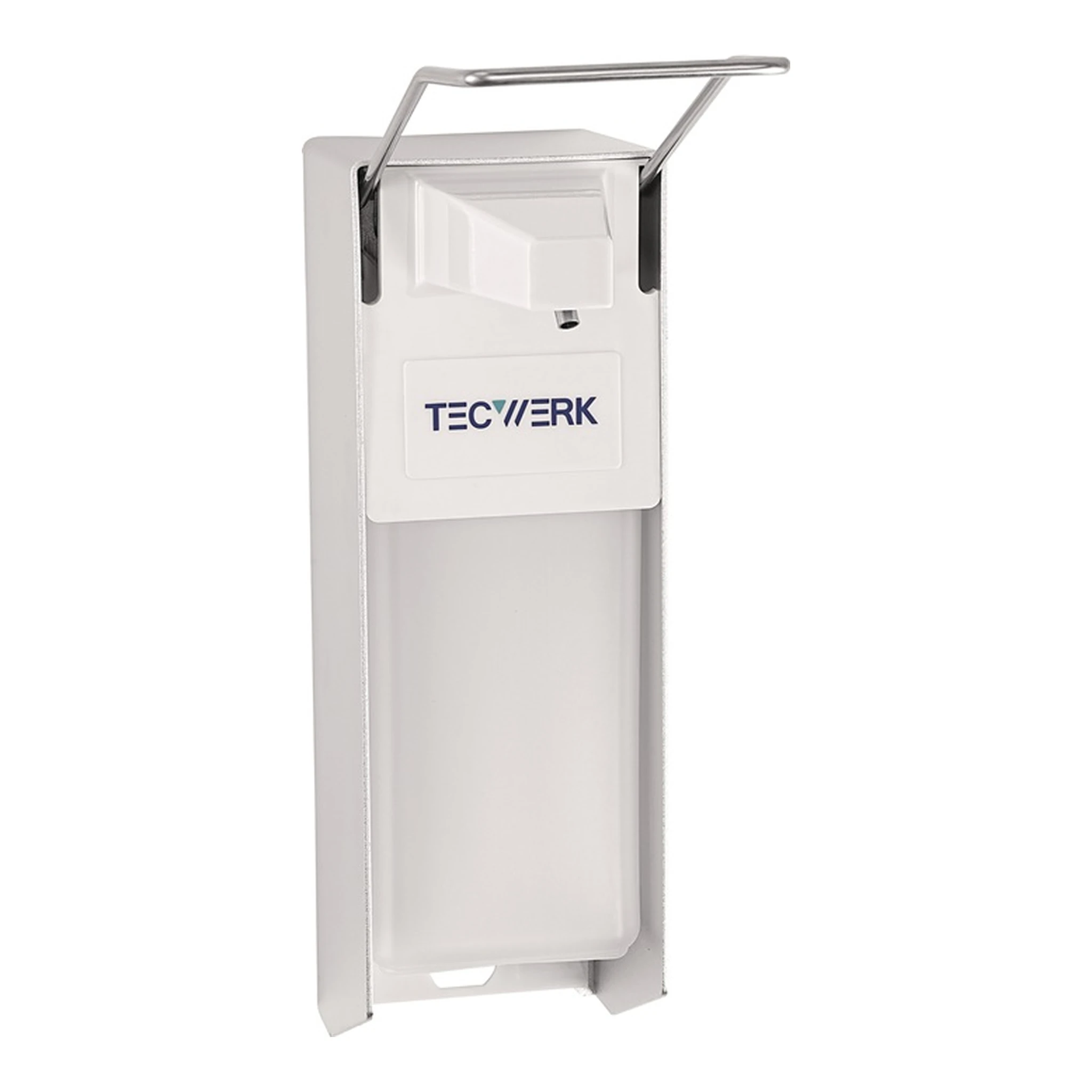 TECWERK | Desinfektions- und Seifenspender | H165xB95xT290ca.mm ABS mit Hebel