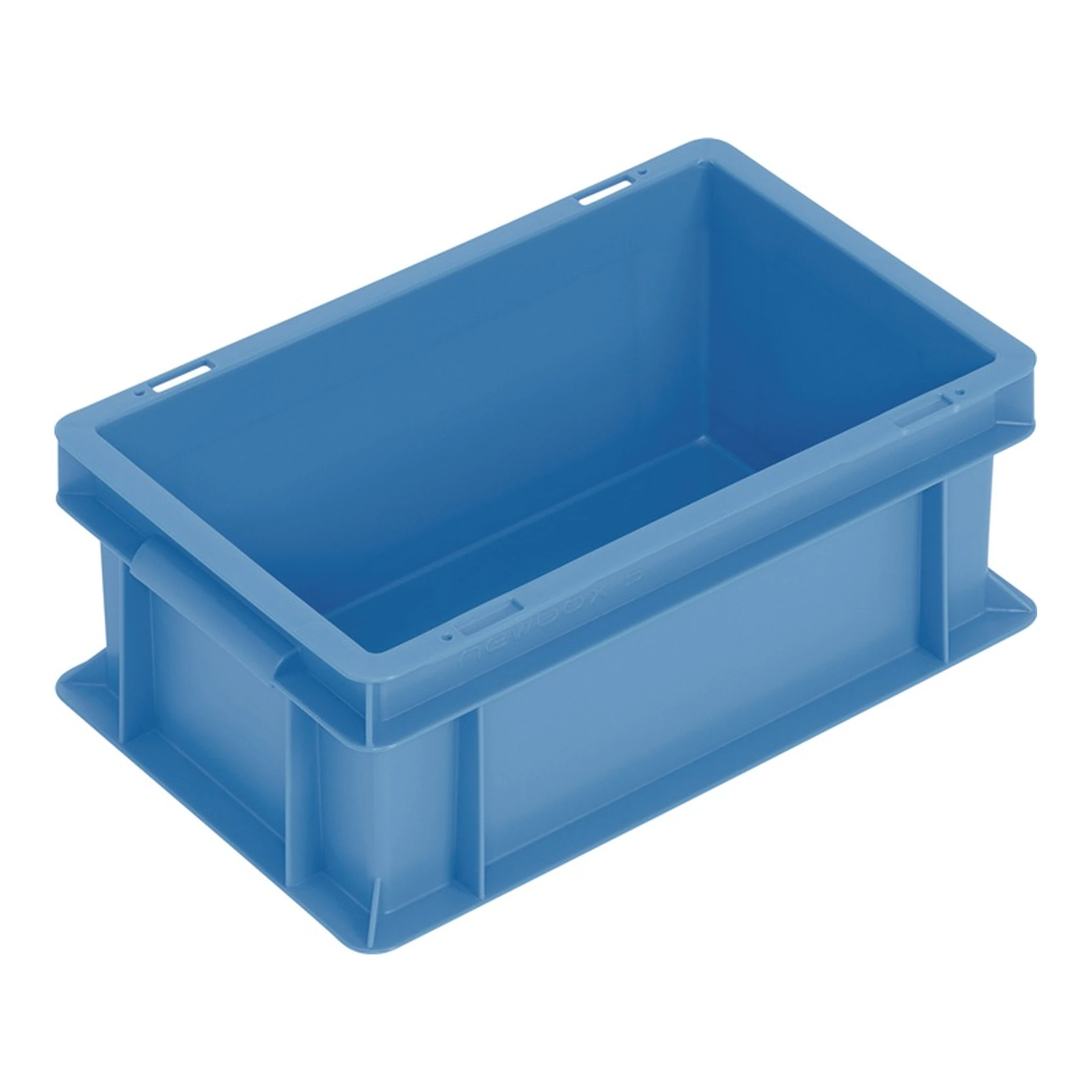 TECWERK | Transportstapelbehälter | L300xB200xH120mm blau PP Muschelgriff