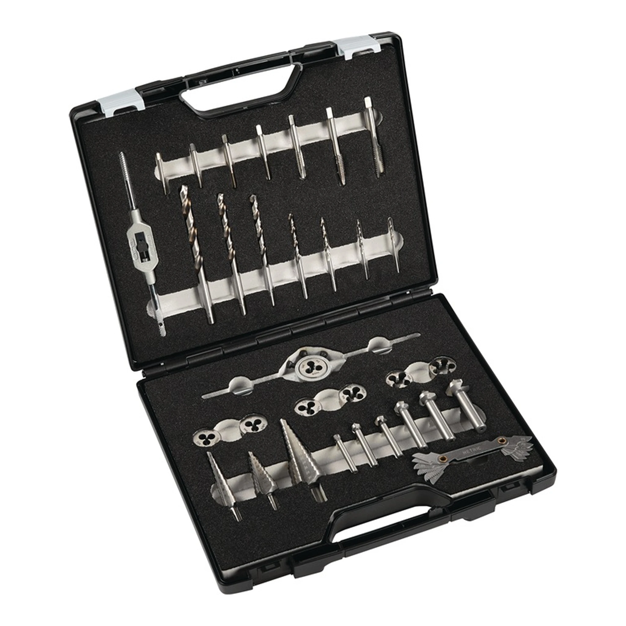 TECWERK | Metallbearbeitungs-Satz | M3-M12 33-teilig HSS