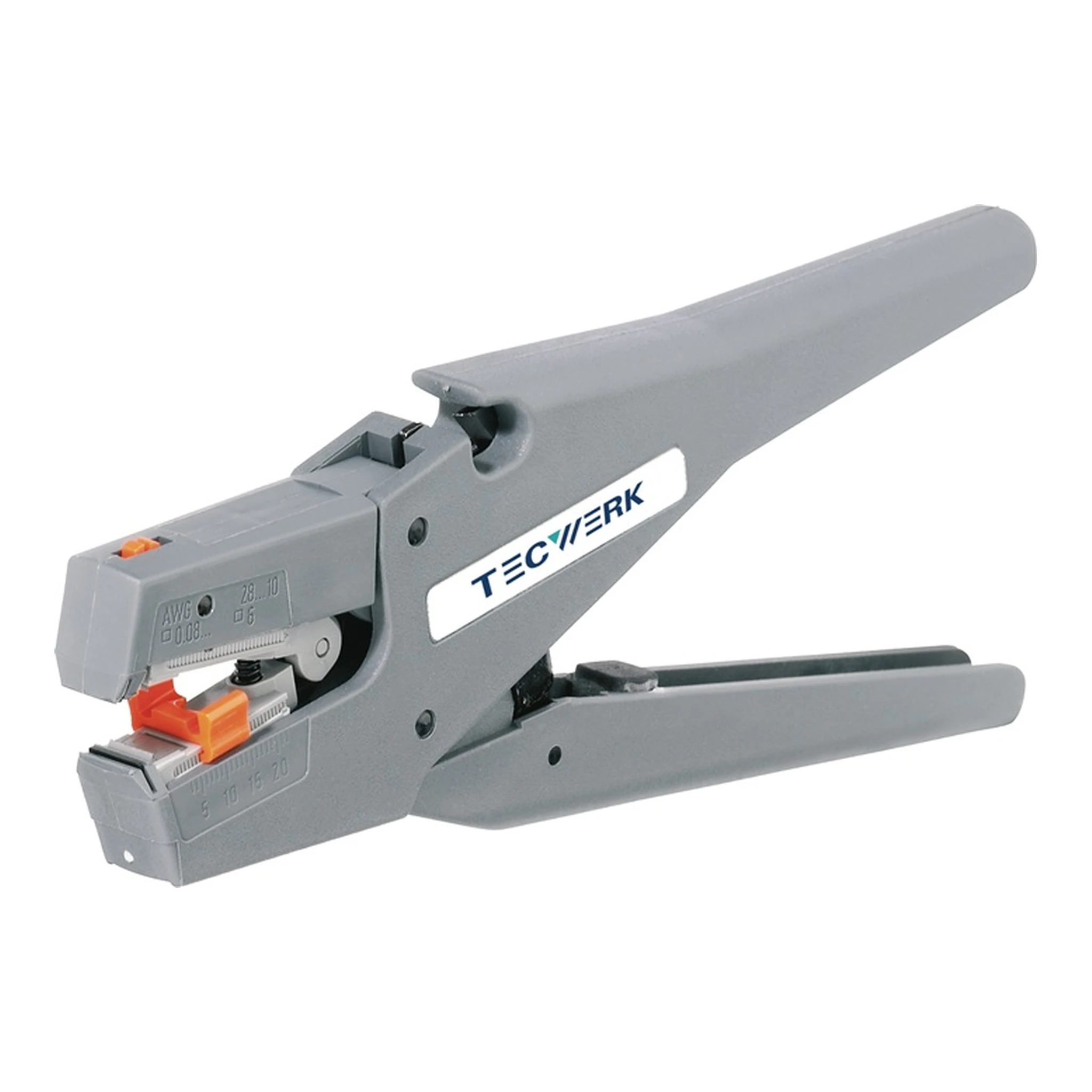 TECWERK | Automatikabisolierzange | Länge 190 mm 0,08 - 6 (AWG 28 - 10) mm²