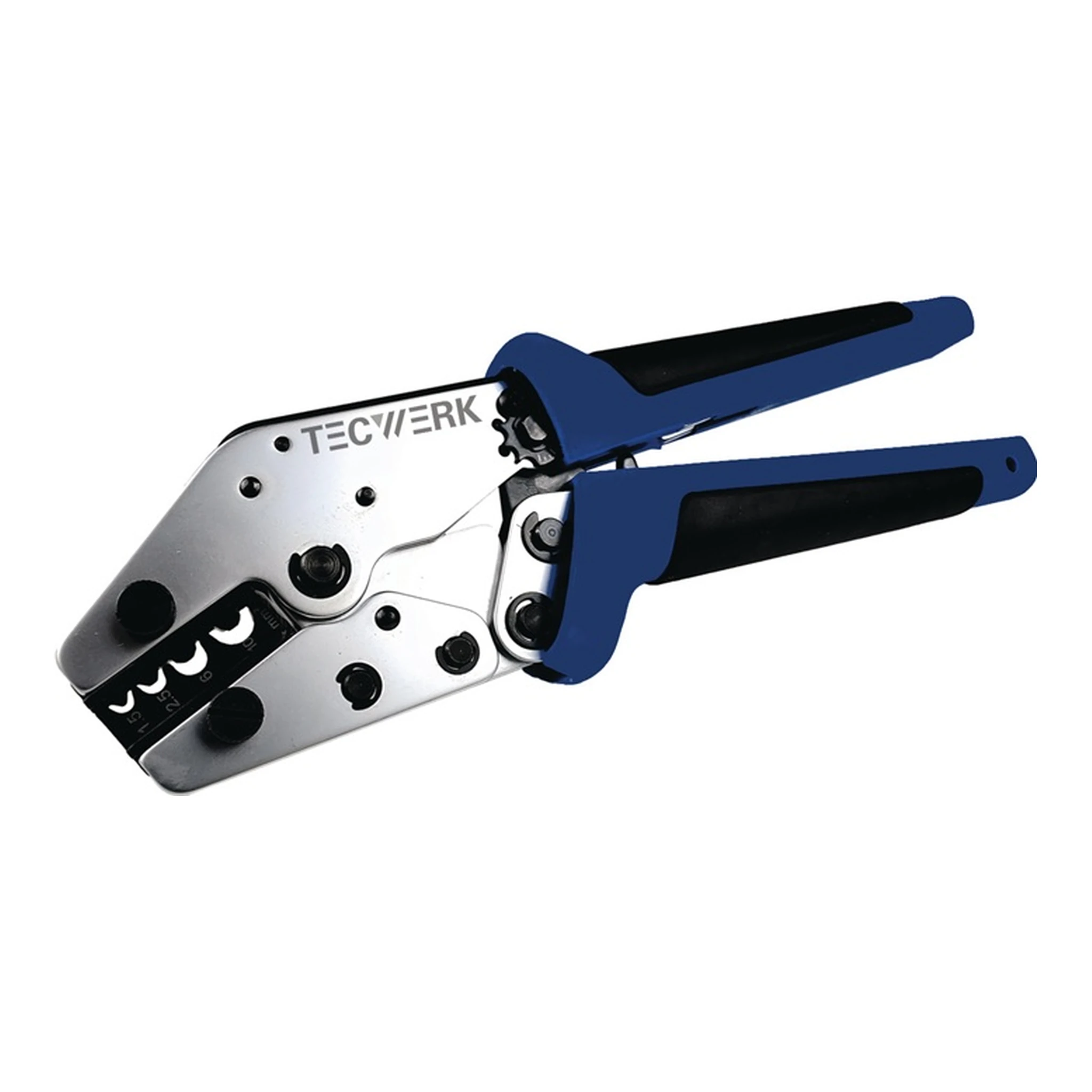 TECWERK | Crimpzange | Länge 205 mm 0,5 - 6 (~AWG 20... 10) mm²