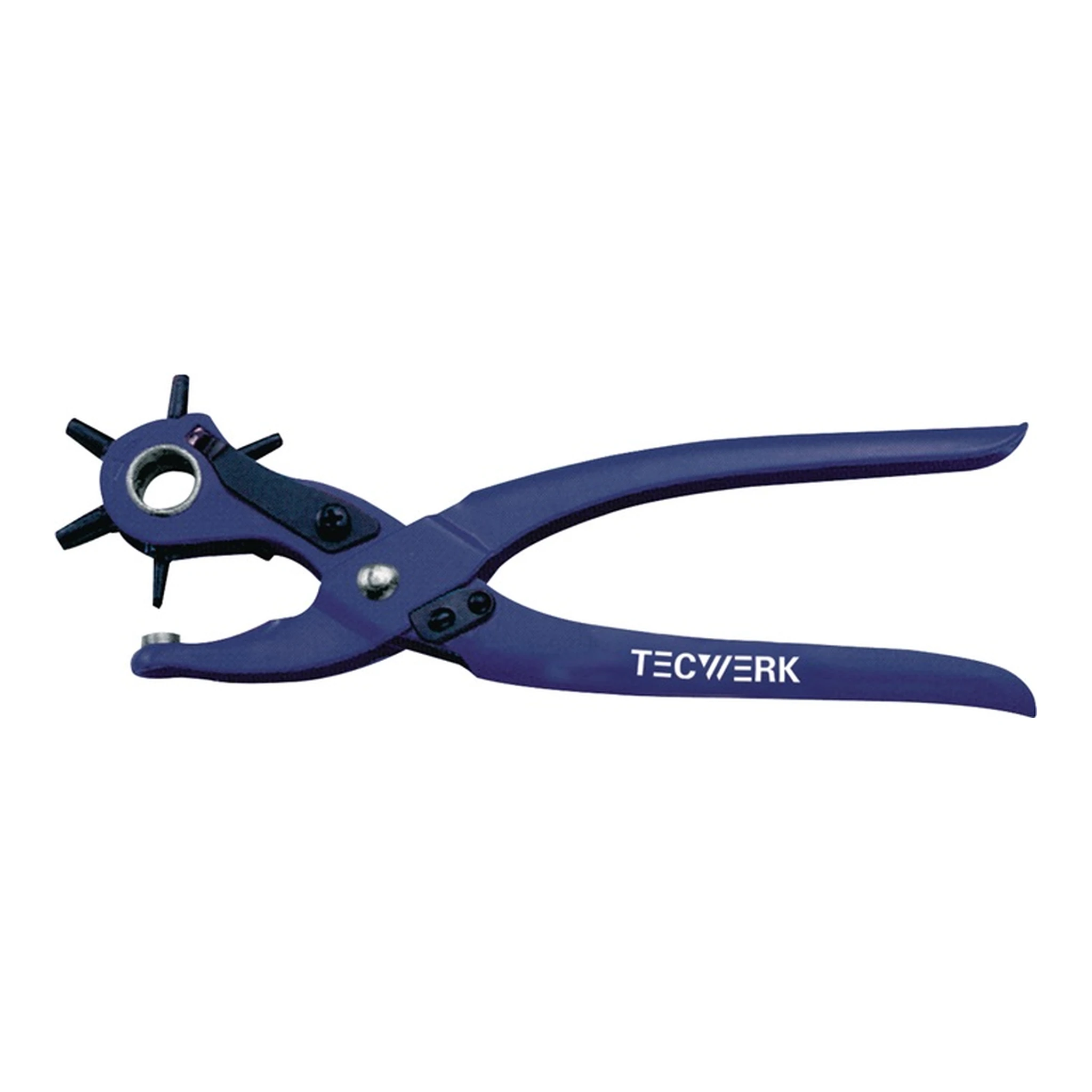 TECWERK | Revolverlochzange | Gesamtlänge 240 mm 2 / 2,5 / 3 / 3,5 / 4 und 5 mm