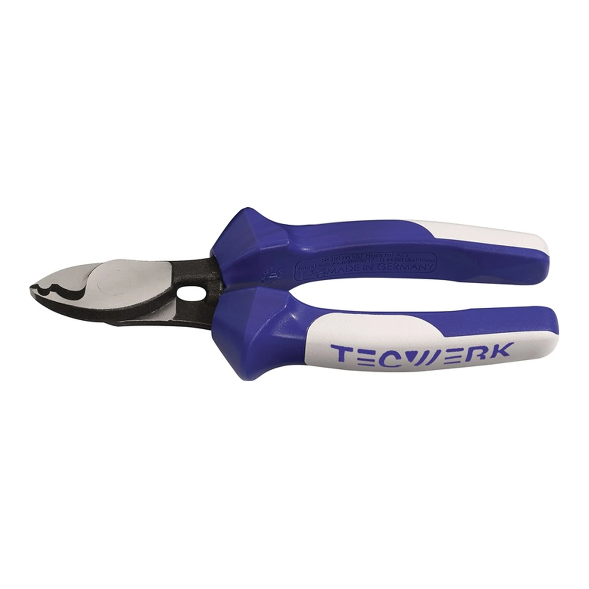 TECWERK | Kabelschere | Länge 160 mm Kopf poliert
