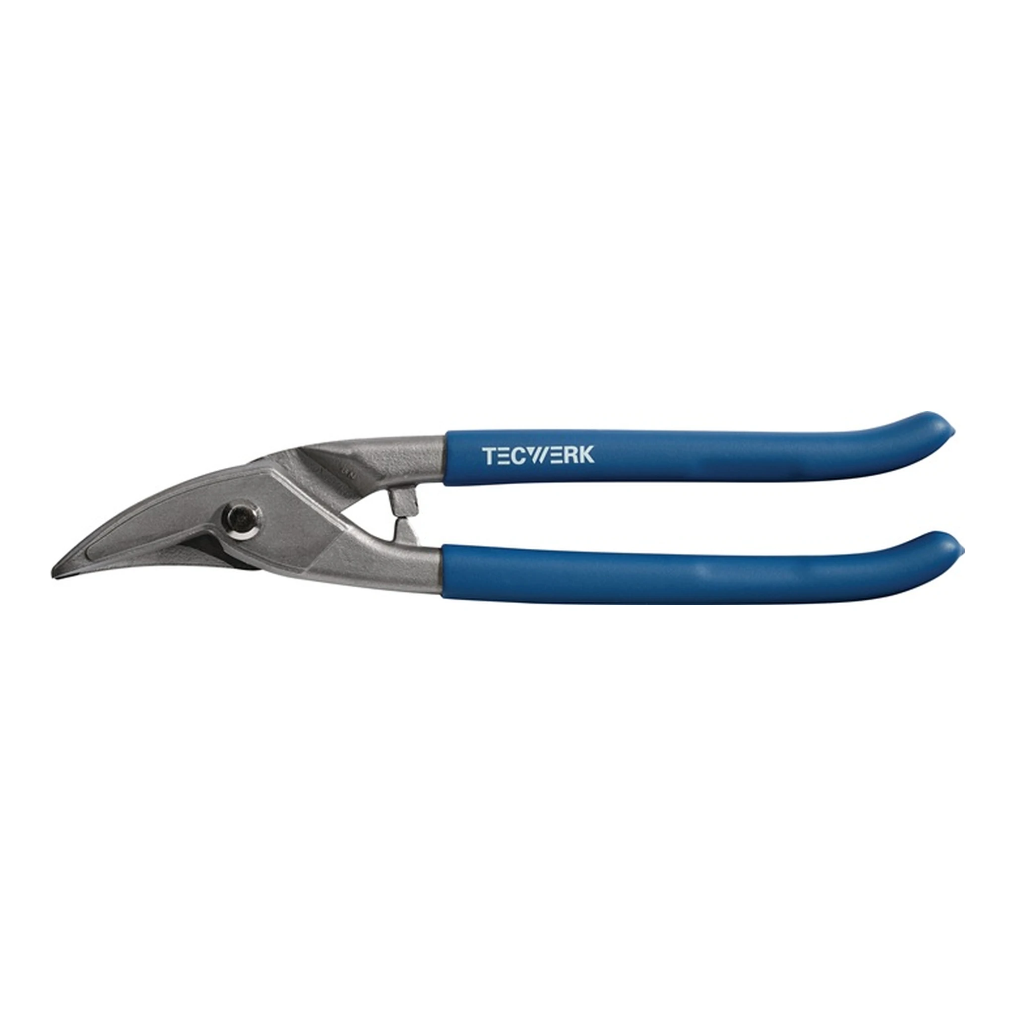 TECWERK | Lochschere | Gesamtlänge 250 mm rechts Stahl max. 1 mm Edelstahl max. 0,5 mm