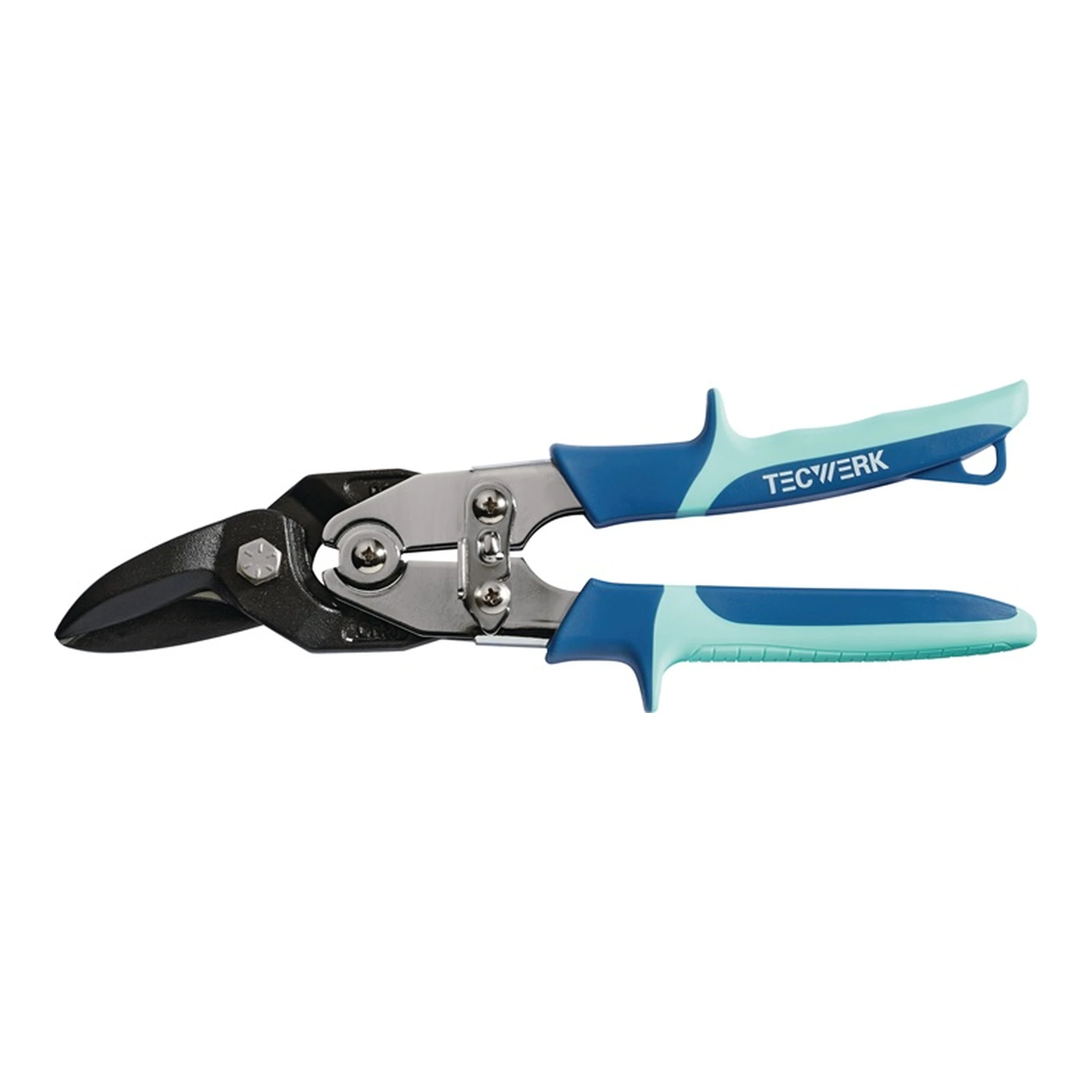 TECWERK | Figurenschere | Länge 248 mm rechts Stahl max. 1,2 mm