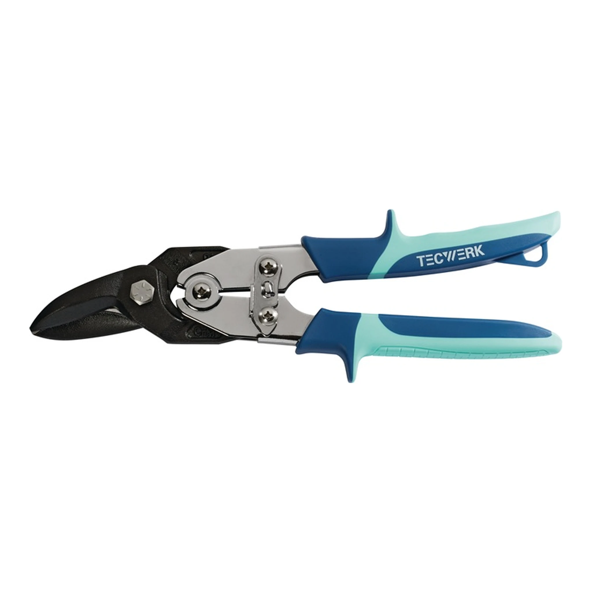 TECWERK | Figurenschere | Länge 260 mm rechts Stahl max. 1,5 mm