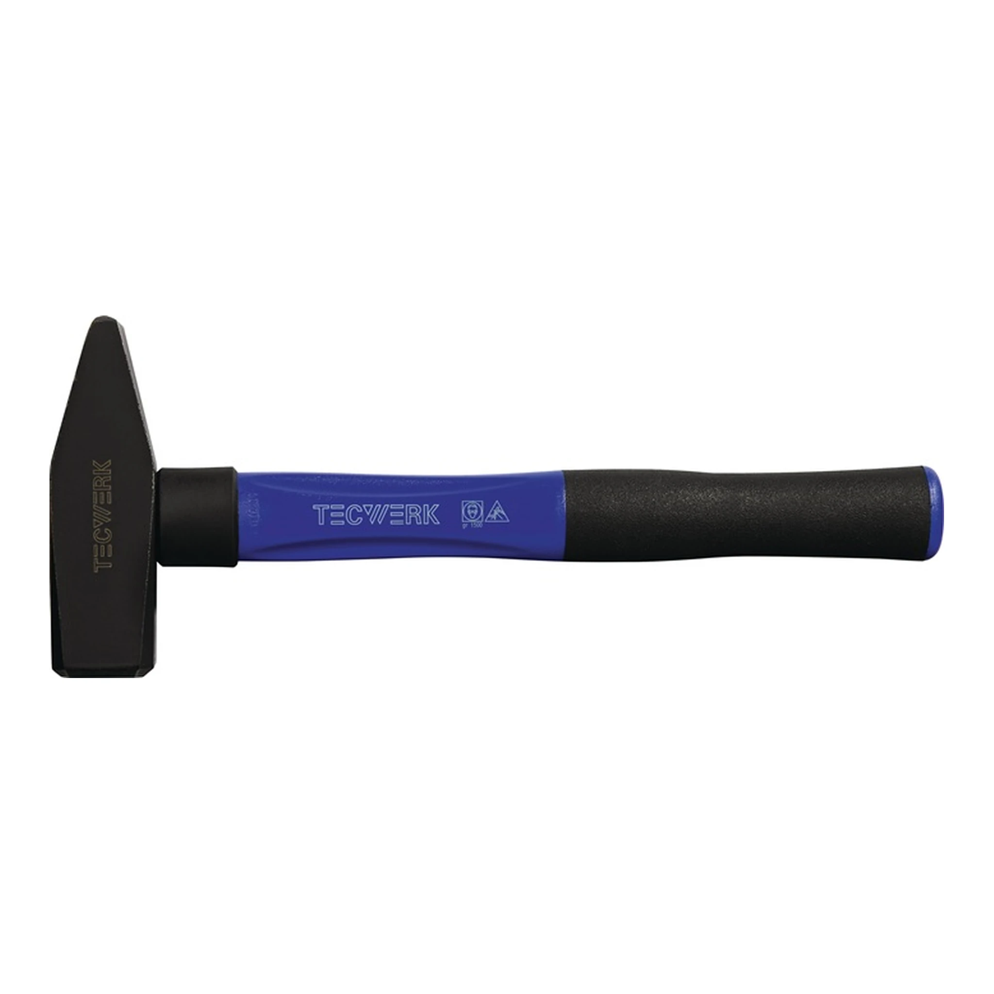 TECWERK | Schlosserhammer | 300 g Stiellänge 300 mm 3-Komponentenstiel