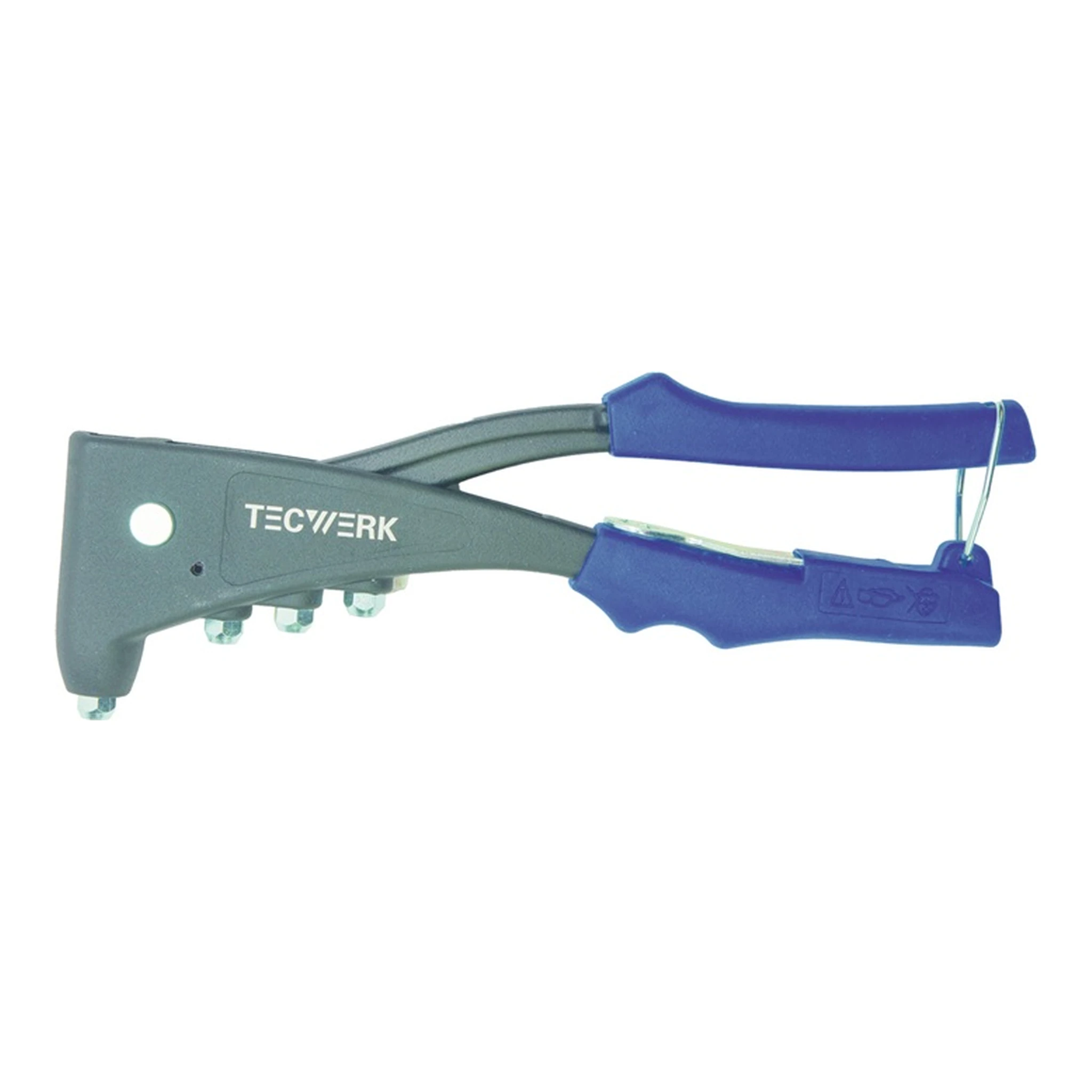 TECWERK | Handblindnietsetzgerät | Länge 255 mm Arbeitsbereich 2,4 - 5 mm