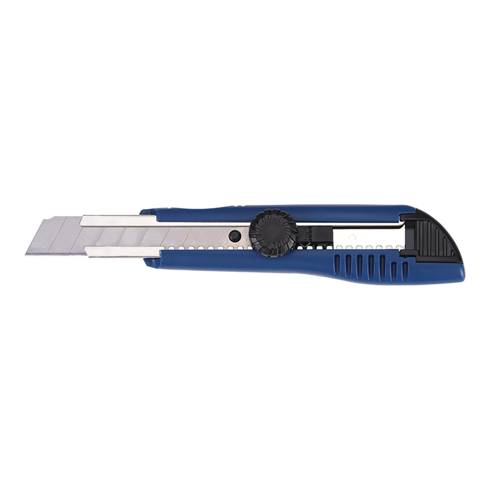 TECWERK | Cuttermesser | Klingenbreite 18 mm Länge 167 mm mit Feststellrädchen Kunststoff