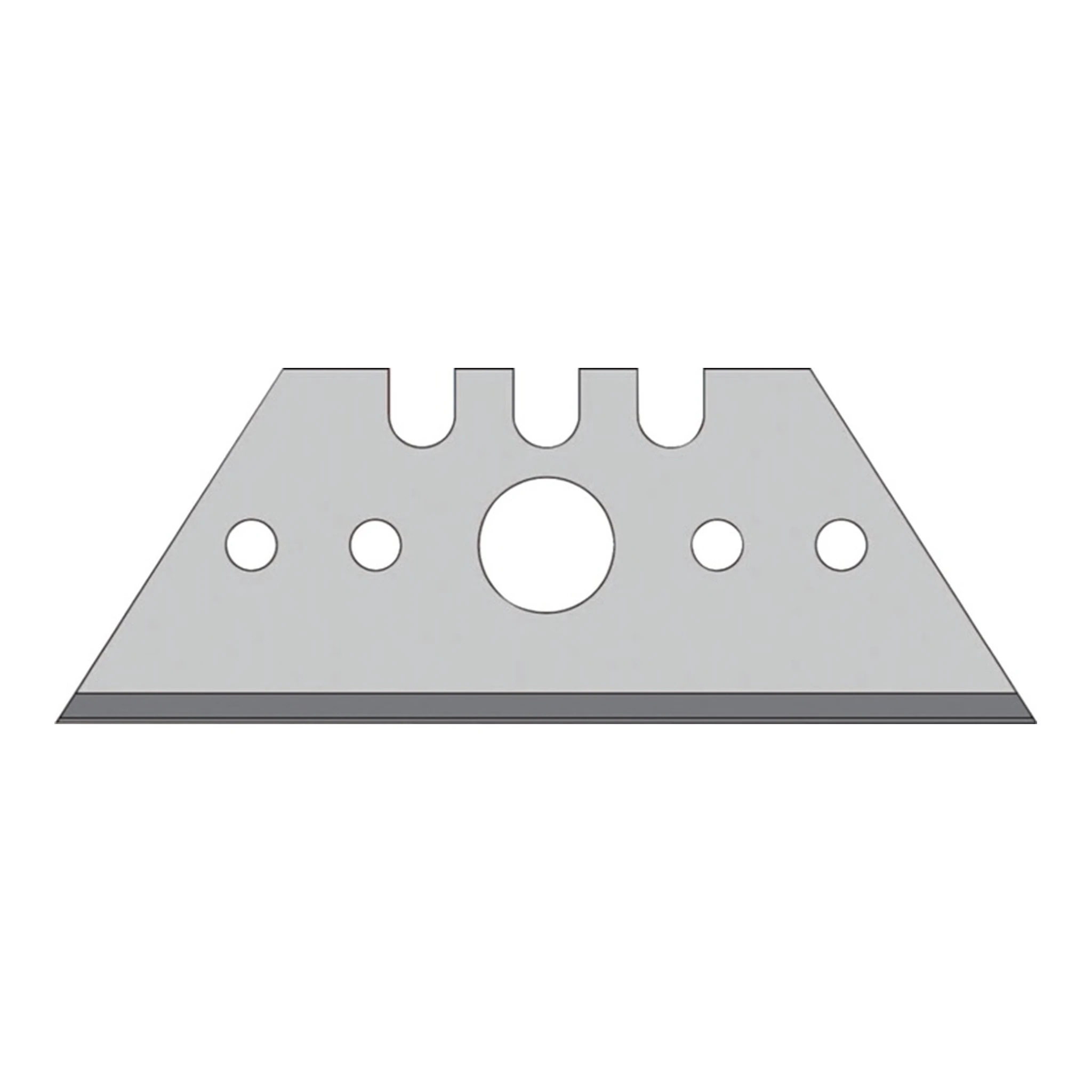 TECWERK | Trapezklinge | L52xB18,7xS0,65mm mit Lochung