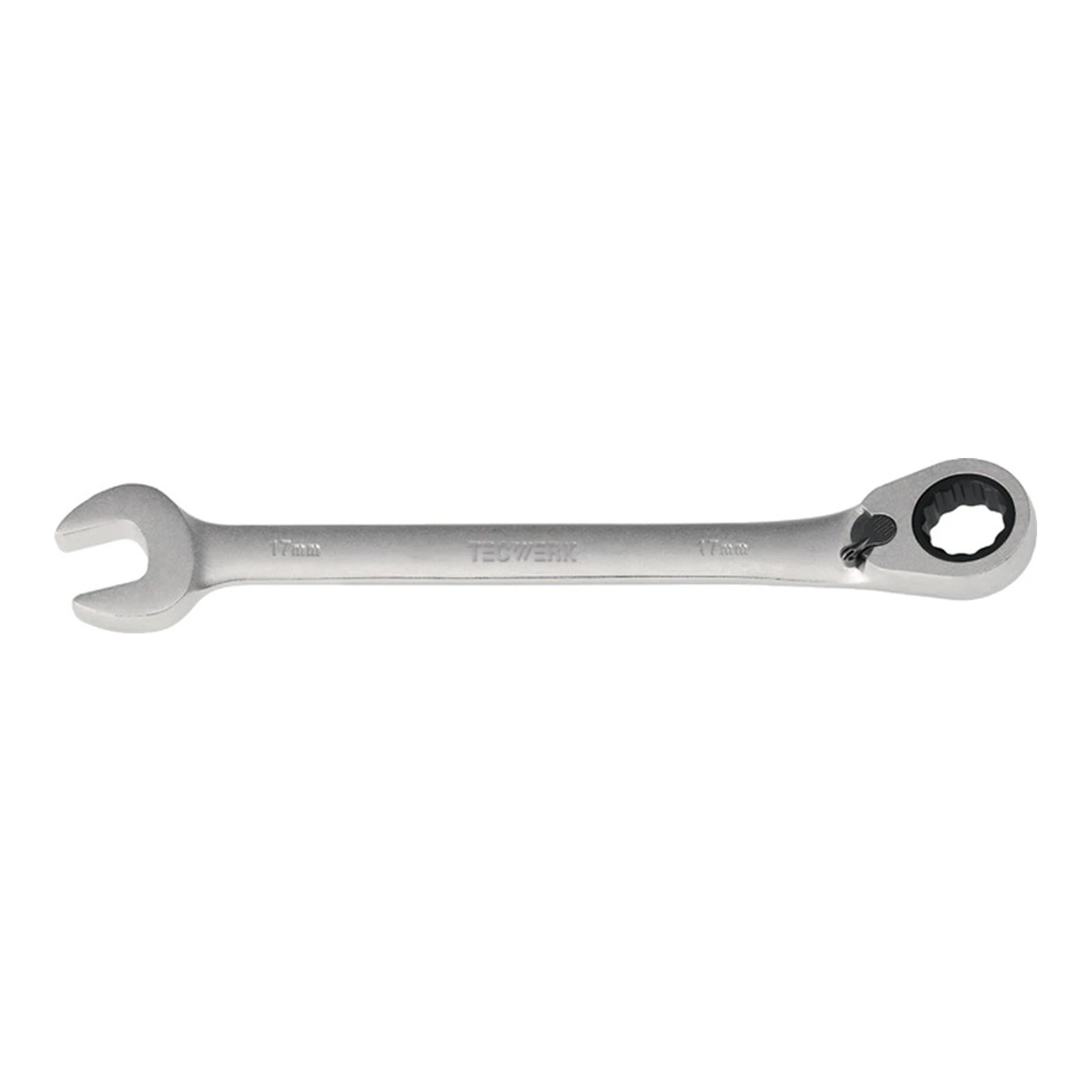 TECWERK | Maulringratschenschlüssel | Schlüsselweite 19 mm Länge 247 mm umschaltbar