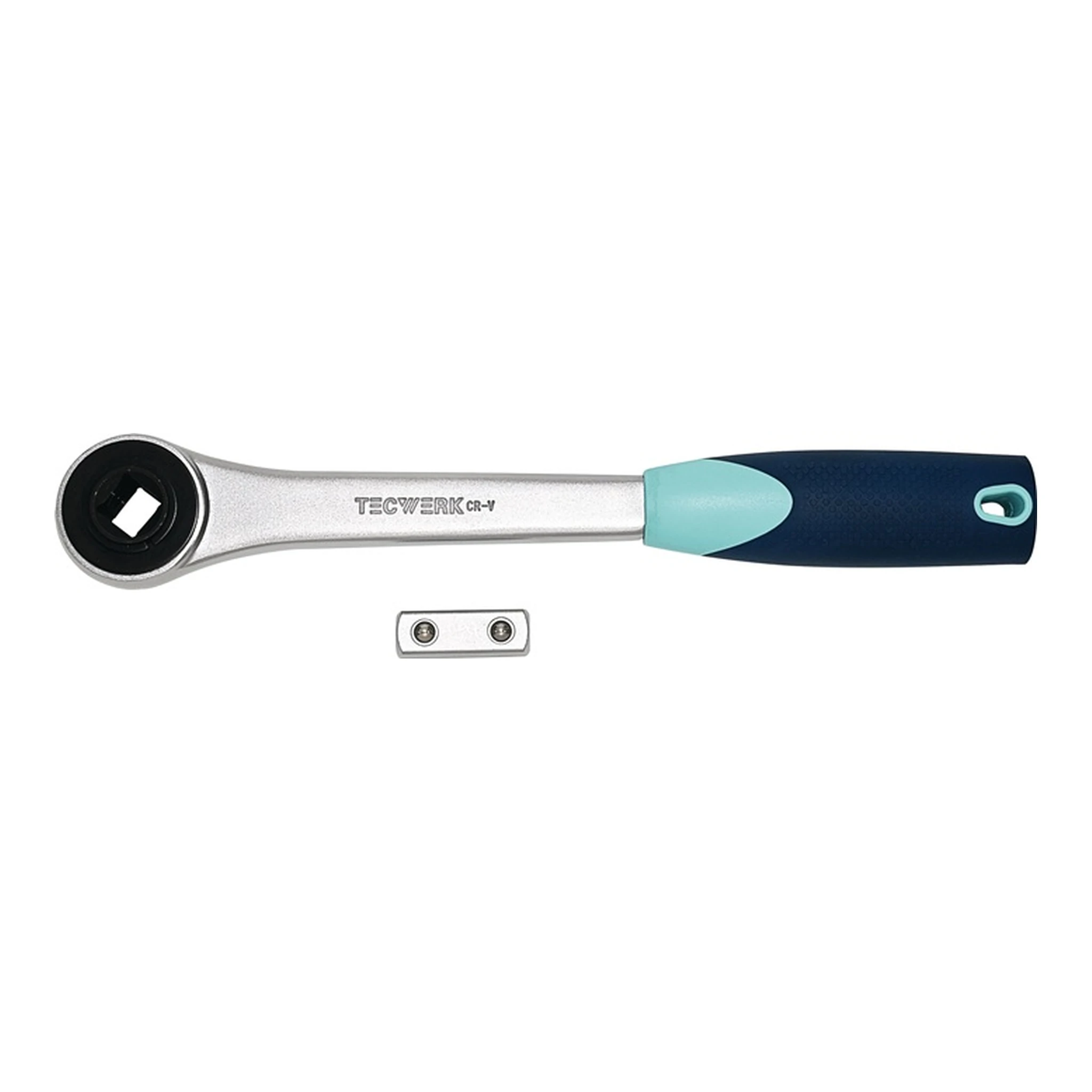 TECWERK | Durchsteckknarre | 1/2 ″ 30 Zähne Länge 270 mm