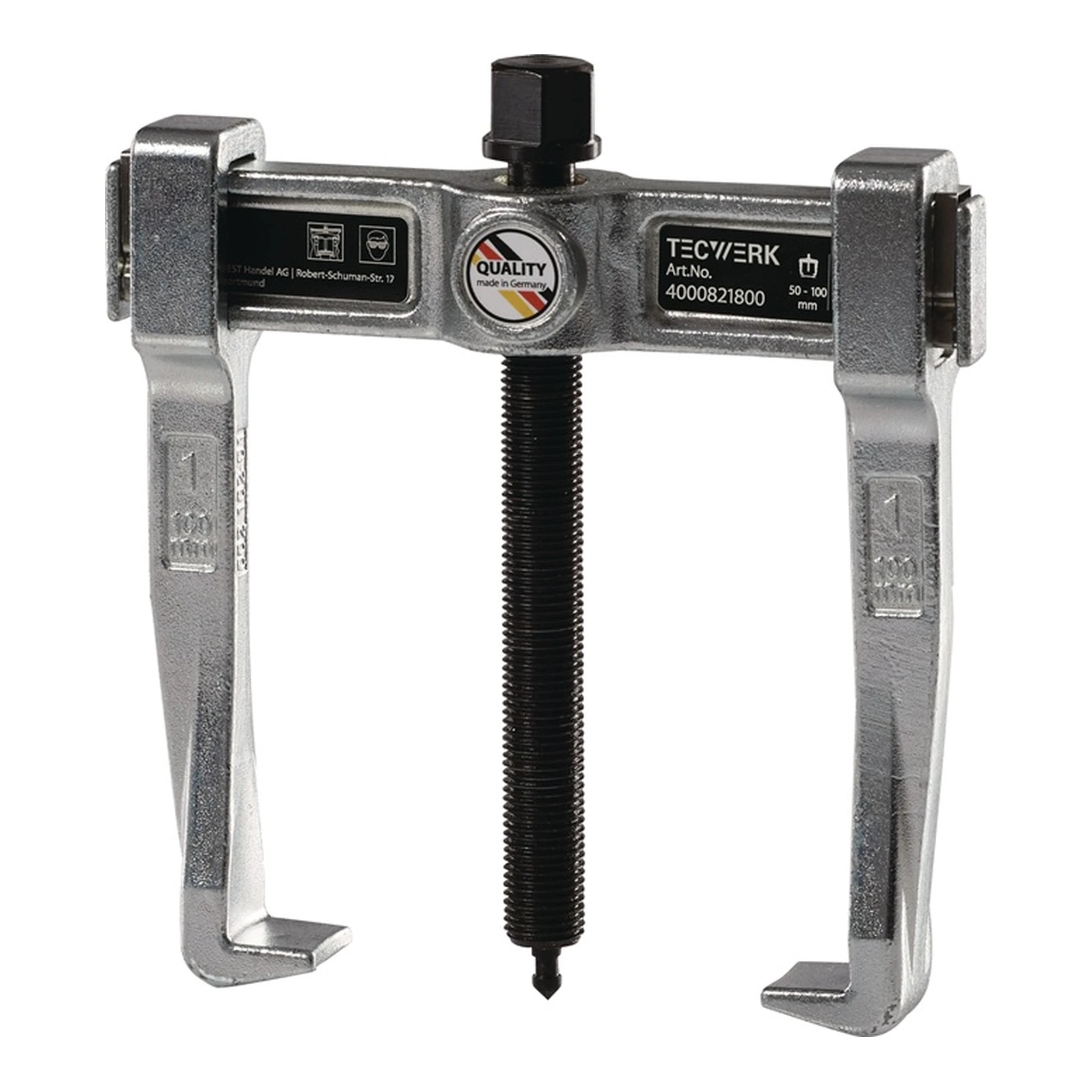 TECWERK | Abzieher | Spanntiefe 100 mm Spannweite 100 mm Gewicht 1,06 kg