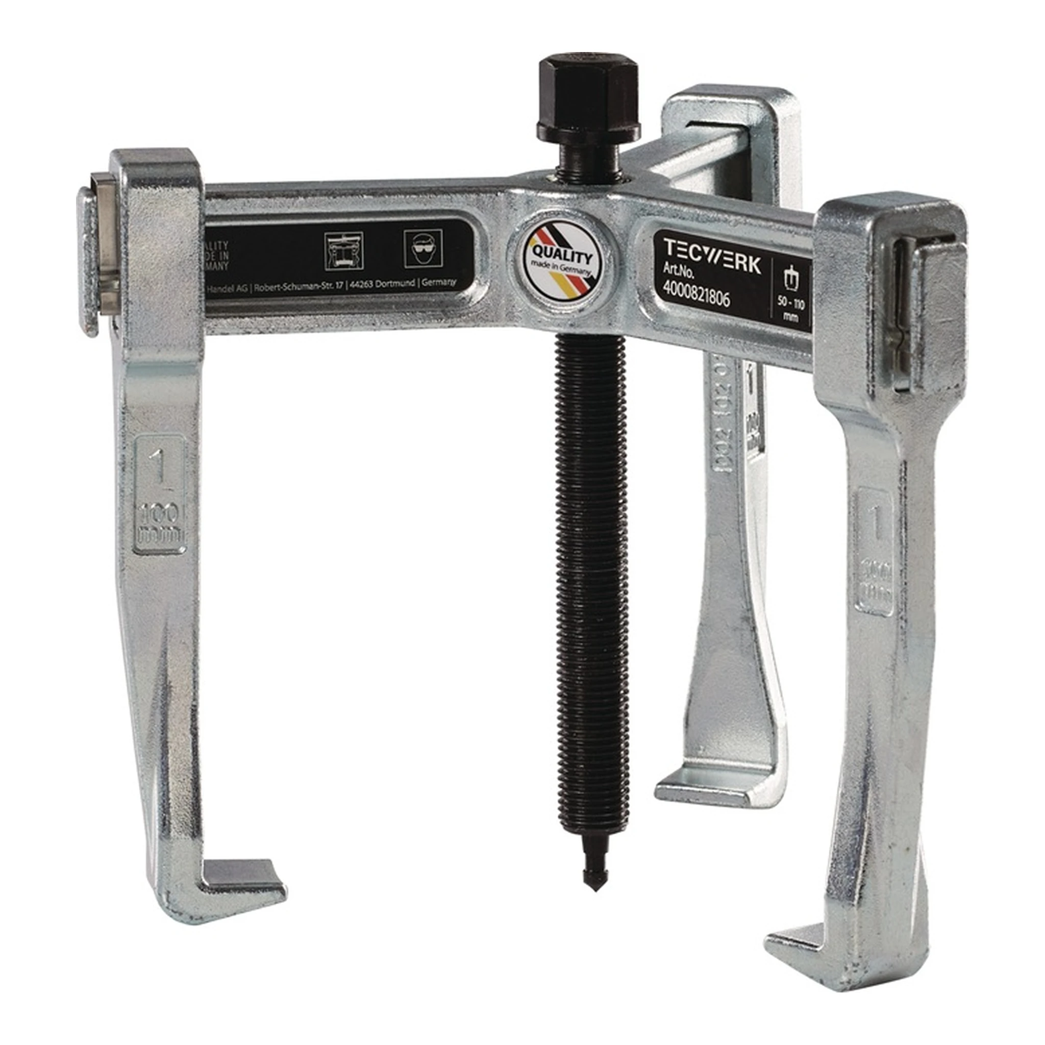 TECWERK | Abzieher | Spanntiefe 100 mm Spannweite 150 mm Gewicht 1,24 kg