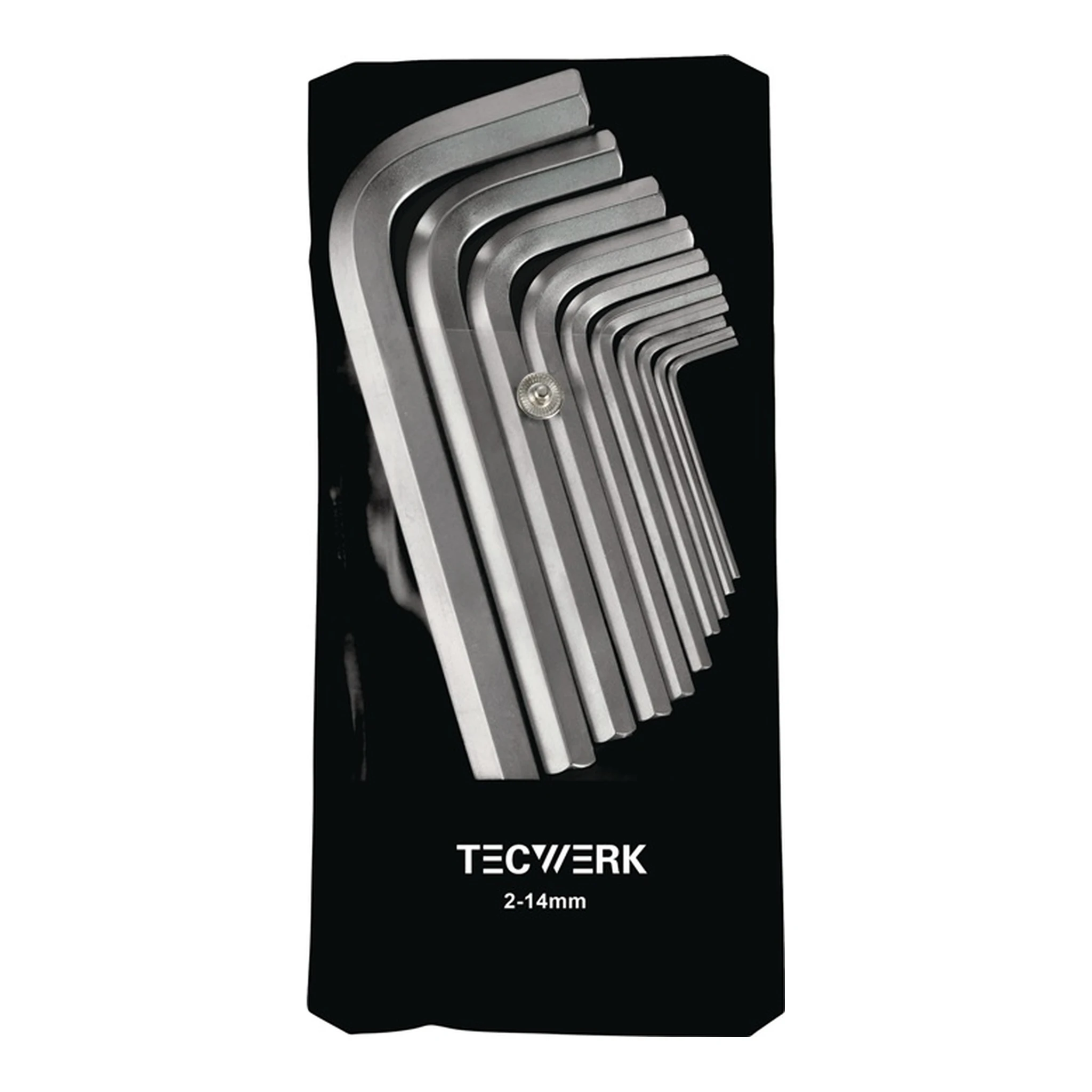 TECWERK | Winkelschraubendreher-Satz | 10-teilig Kunststofftasche SW 2 - 14 mm