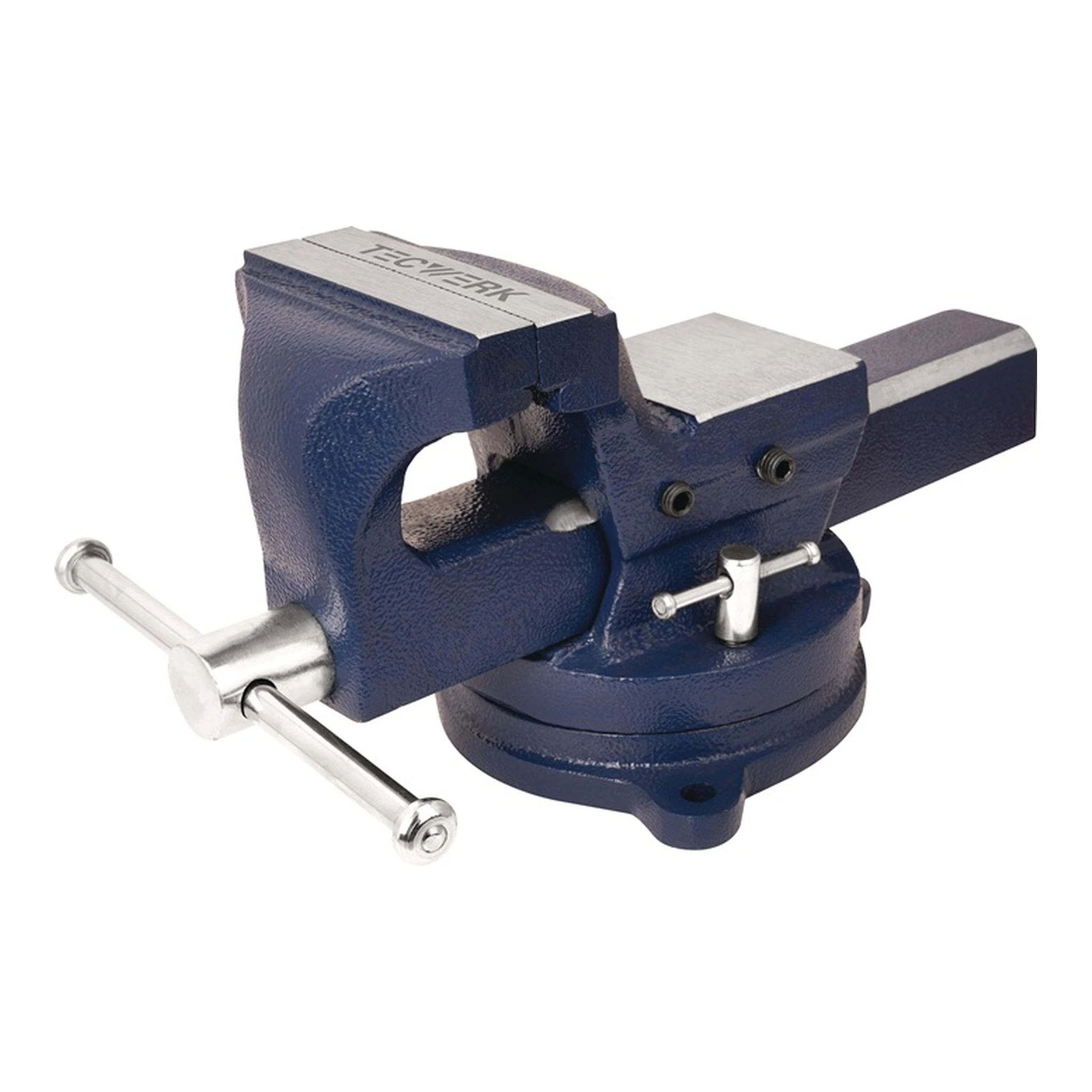 TECWERK | Gußschraubstock | Backenbreite 125 mm Spannweite 130 mm Eisenguss (Sphäroguss)