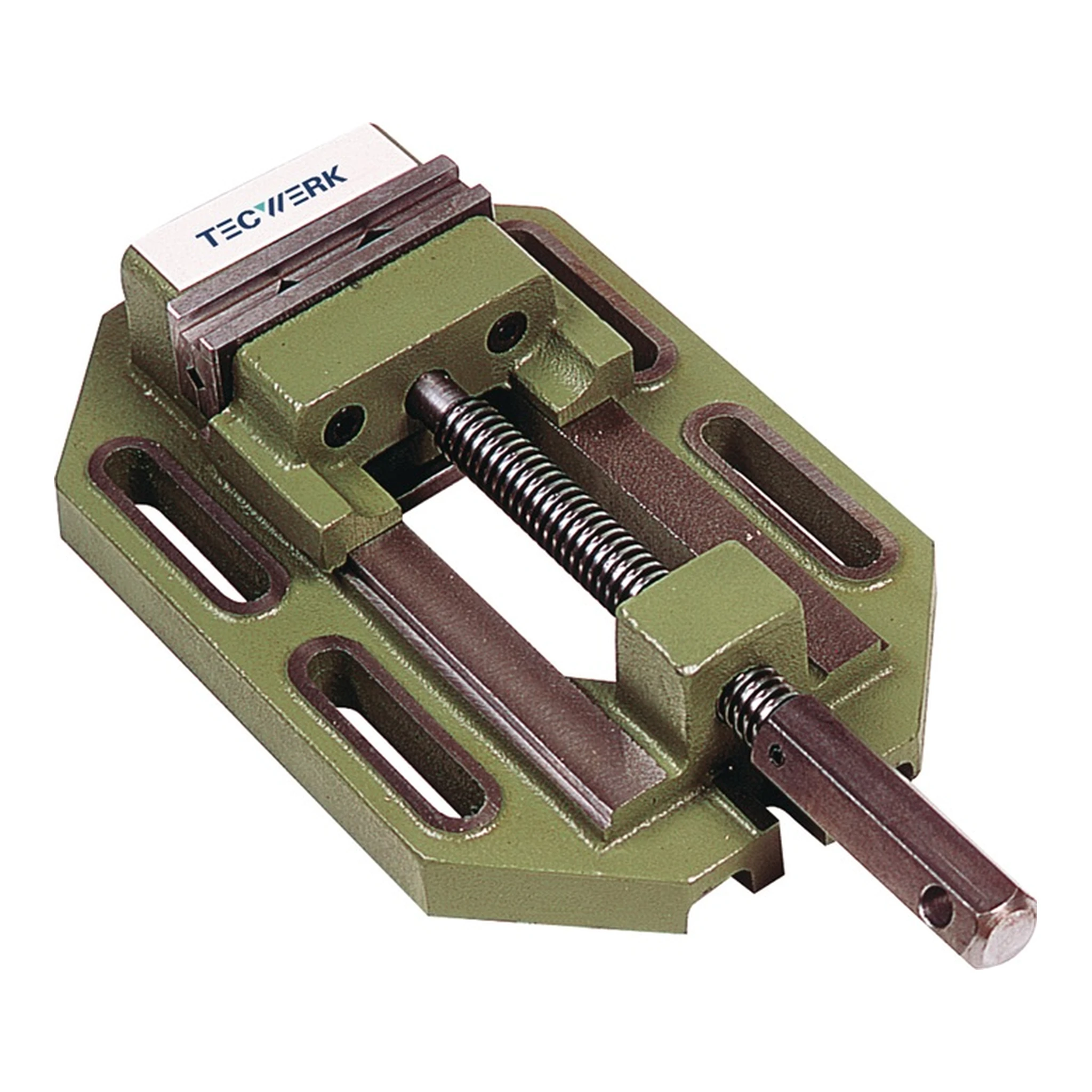TECWERK | Bohrmaschinenschraubstock | Backenbreite 100 mm