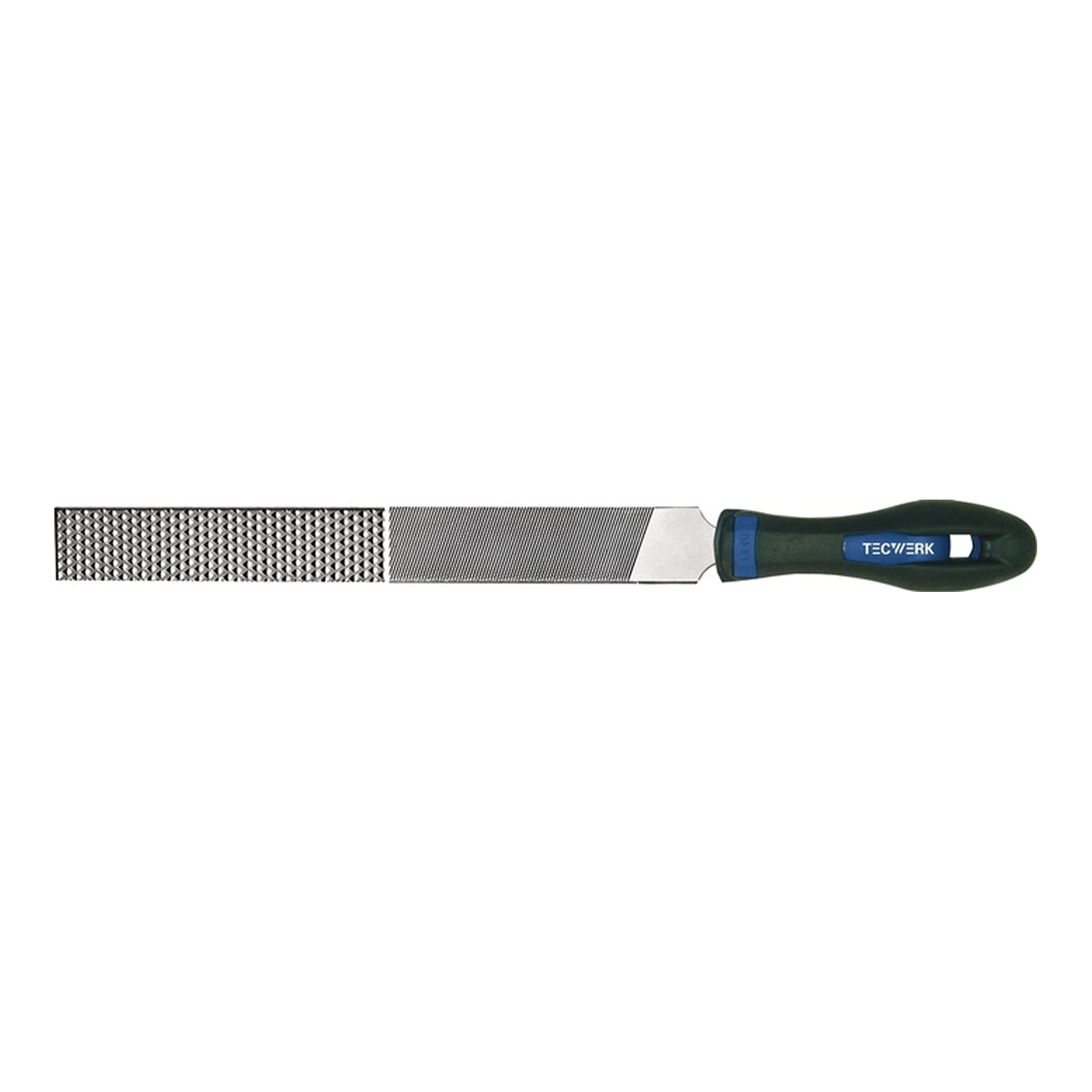 TECWERK | Feilraspel DIN 7261 | Länge 200 mm Querschnitt 20 x 5 mm Hieb 1