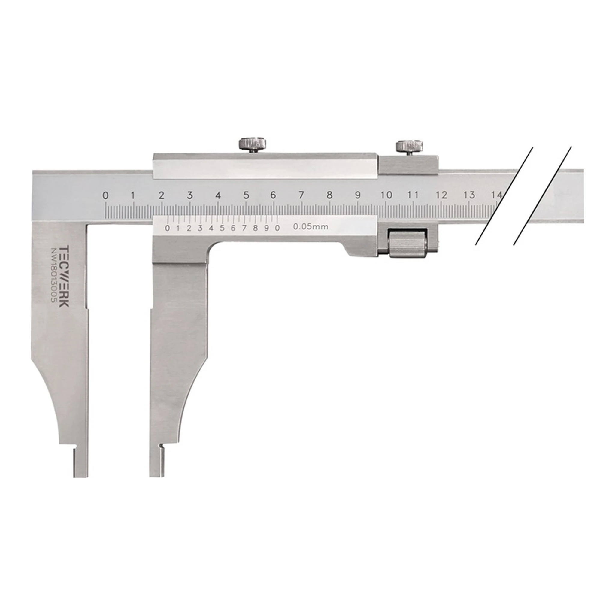 TECWERK | Werkstattmessschieber DIN 862 | 250 mm