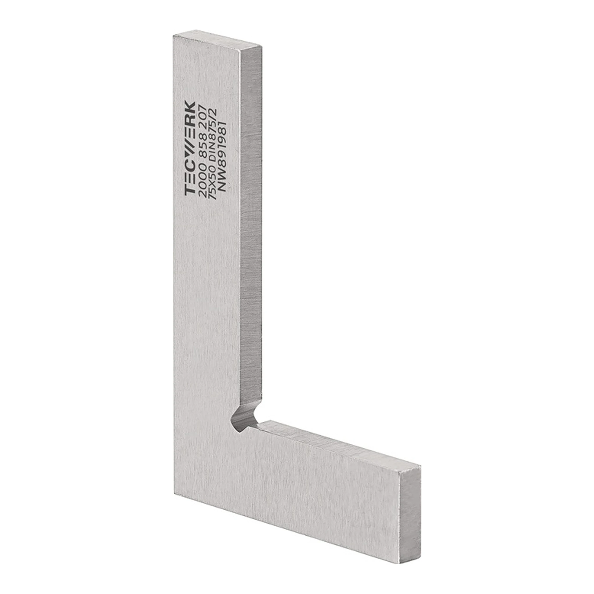 TECWERK | Winkel DIN 875/II | Schenkellänge 100 x 70 mm ohne Anschlag