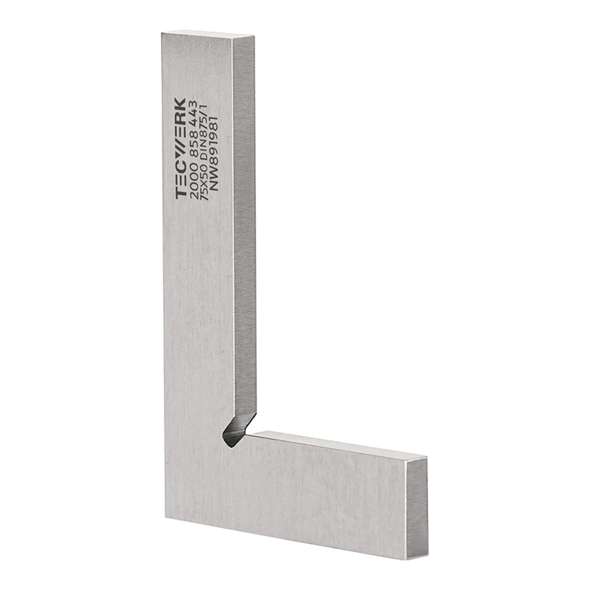 TECWERK | Winkel DIN 875/I | Schenkellänge 100 x 70 mm ohne Anschlag