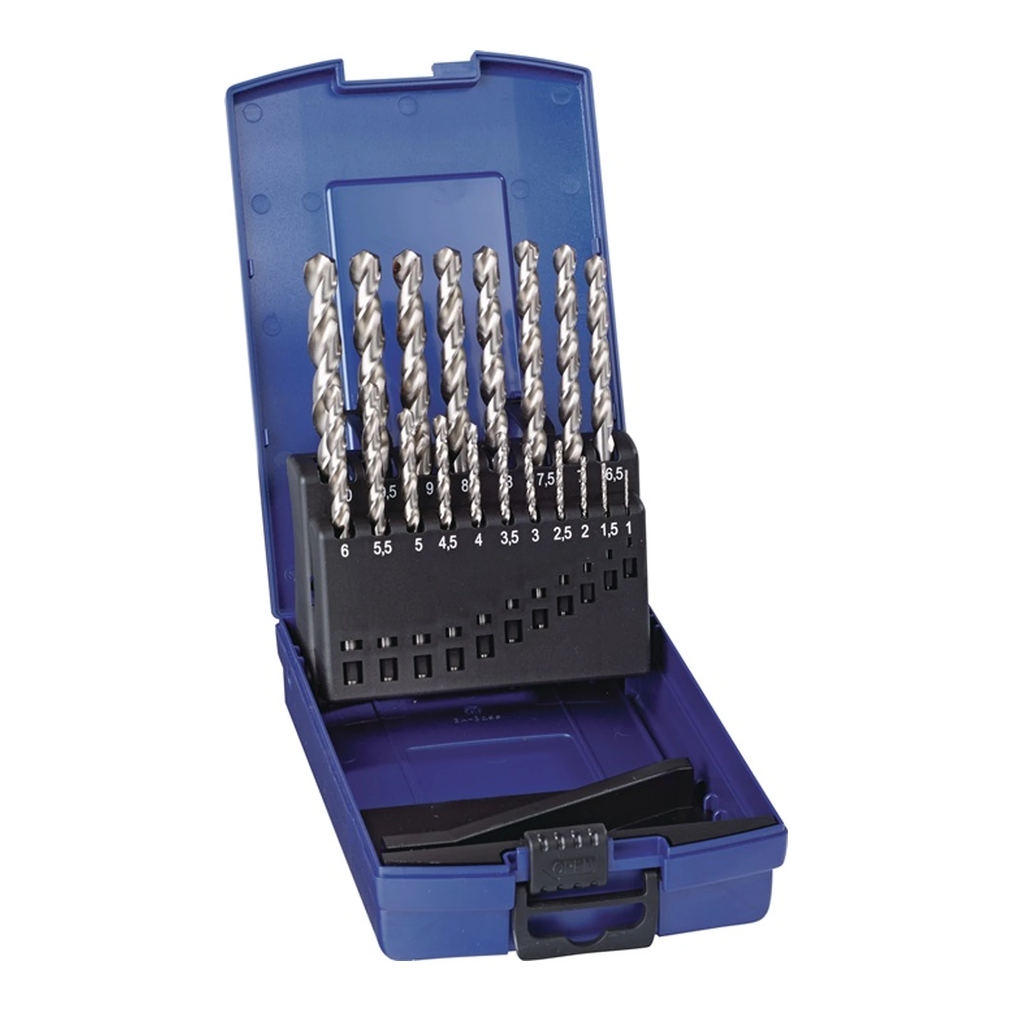 TECWERK | Spiralbohrer-Satz DIN 338 Typ W | Nenn-Ø 1-10x0,5 mm HSS