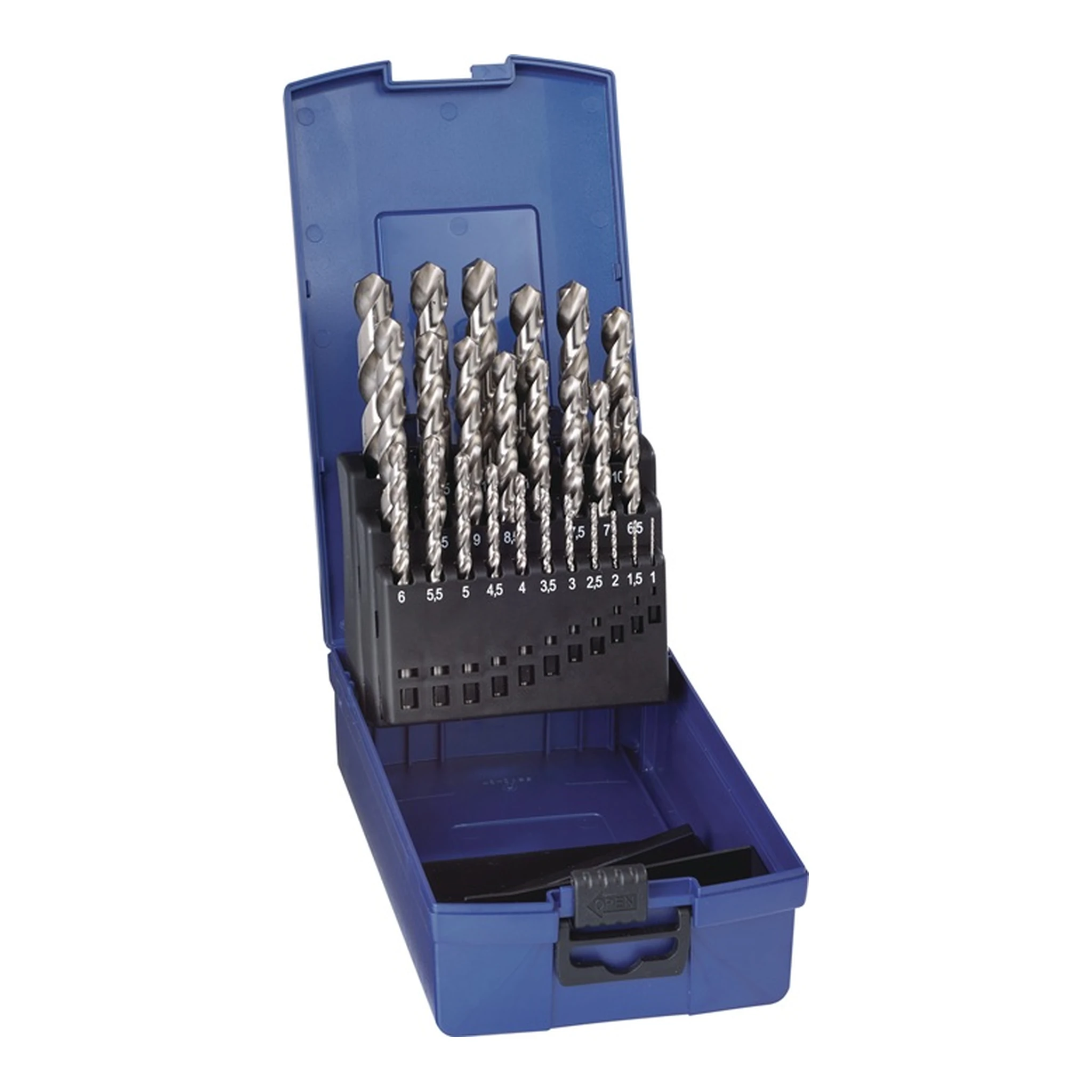TECWERK | Spiralbohrer-Satz DIN 338 Typ W | Nenn-Ø 1-13x0,5 mm HSS