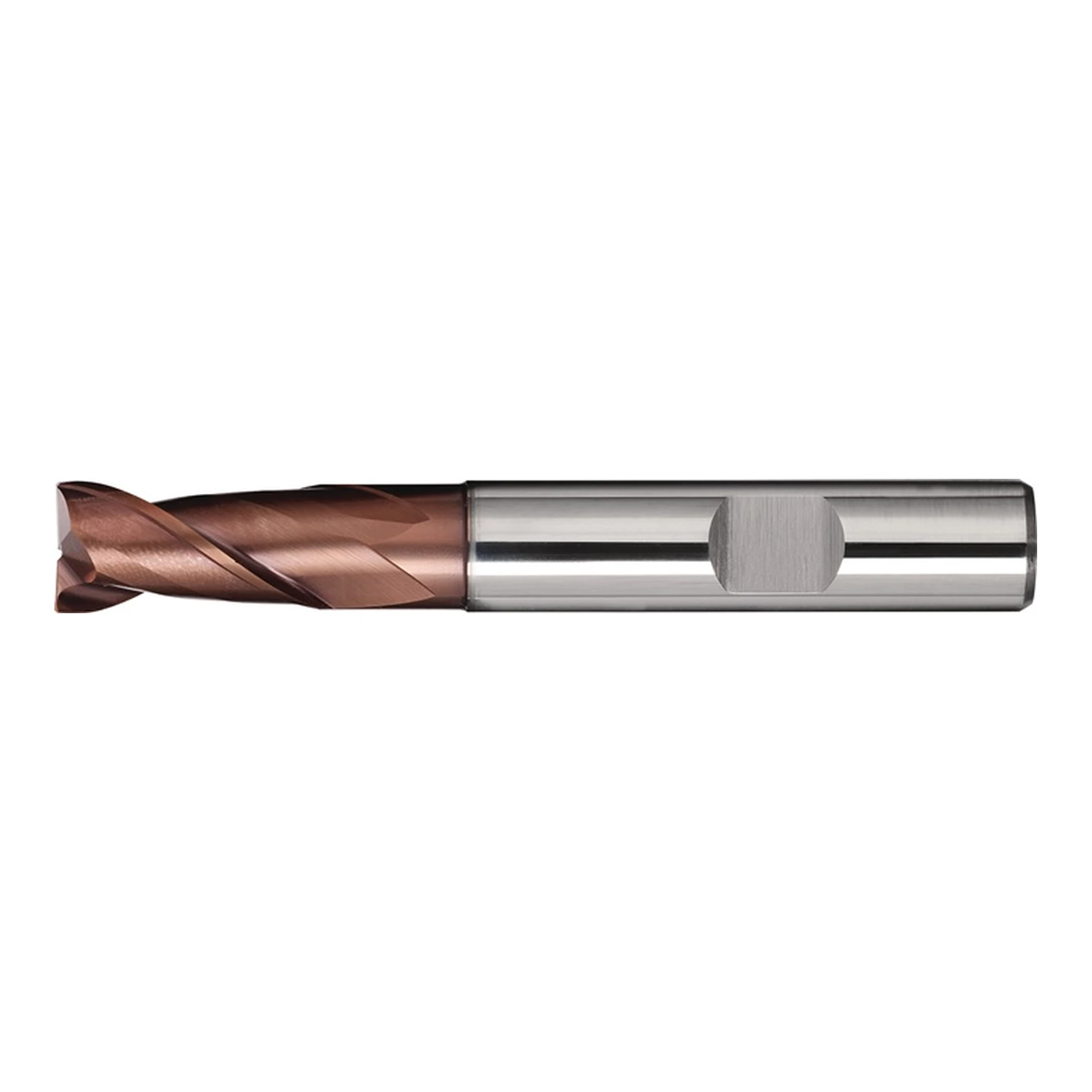 TECWERK | Bohrnutenfräser DIN 6527 L Typ N | Nenn-Ø 10 mm Einsatzlänge 30 mm VHM TiAlN DIN 6535 HB
