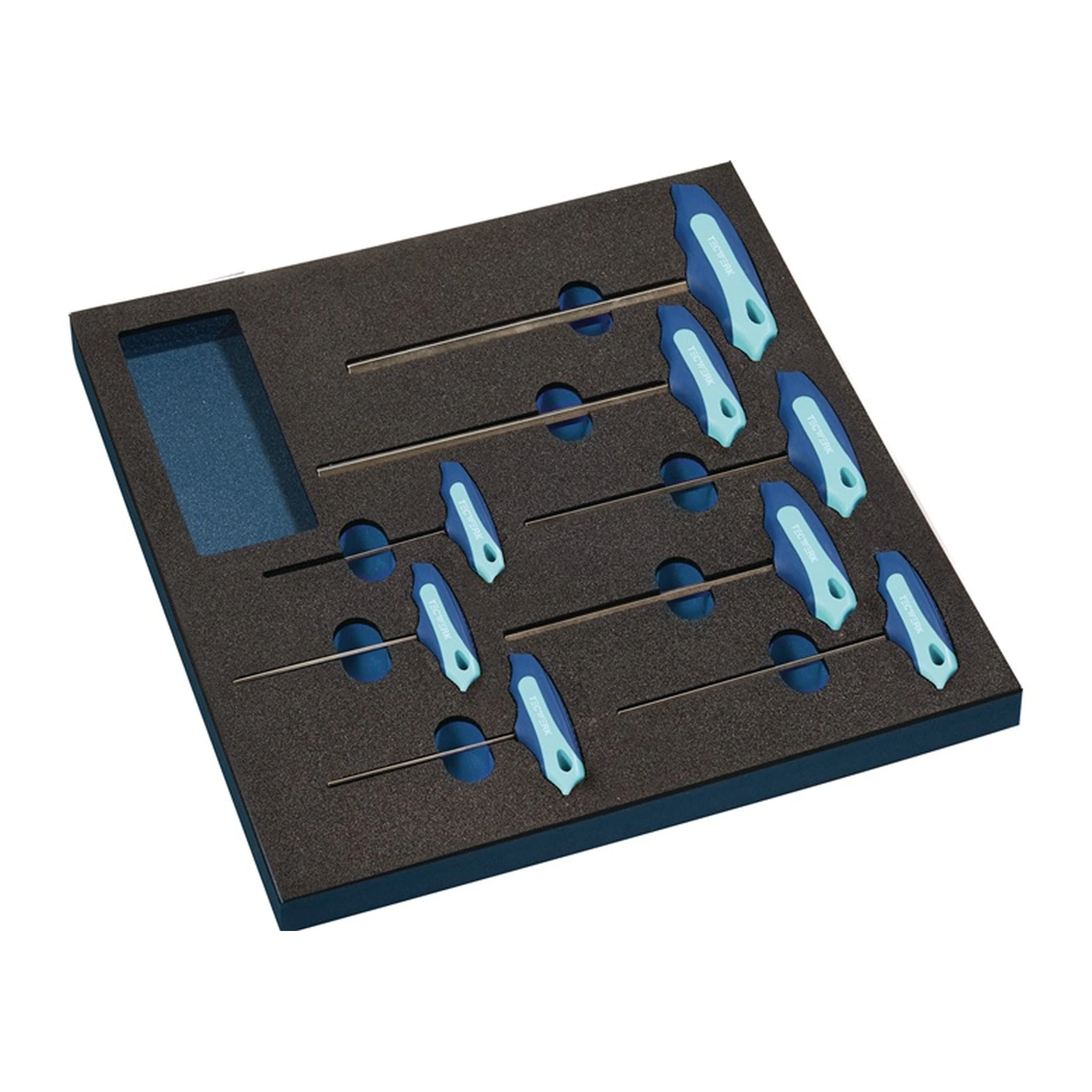TECWERK | Werkzeugmodul | 8-teilig 2/3-Modul Schlüsswelweiten 2-10 mm