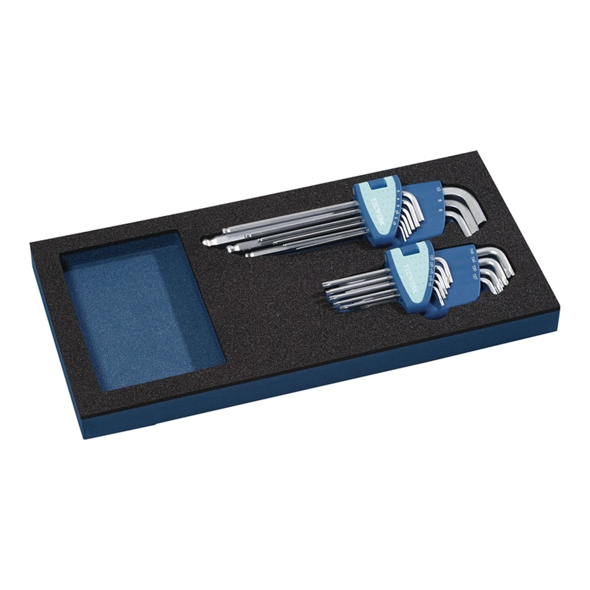 TECWERK | Werkzeugmodul | 18-teilig 1/3-Modul SW 1,5-10mm,T9-T45