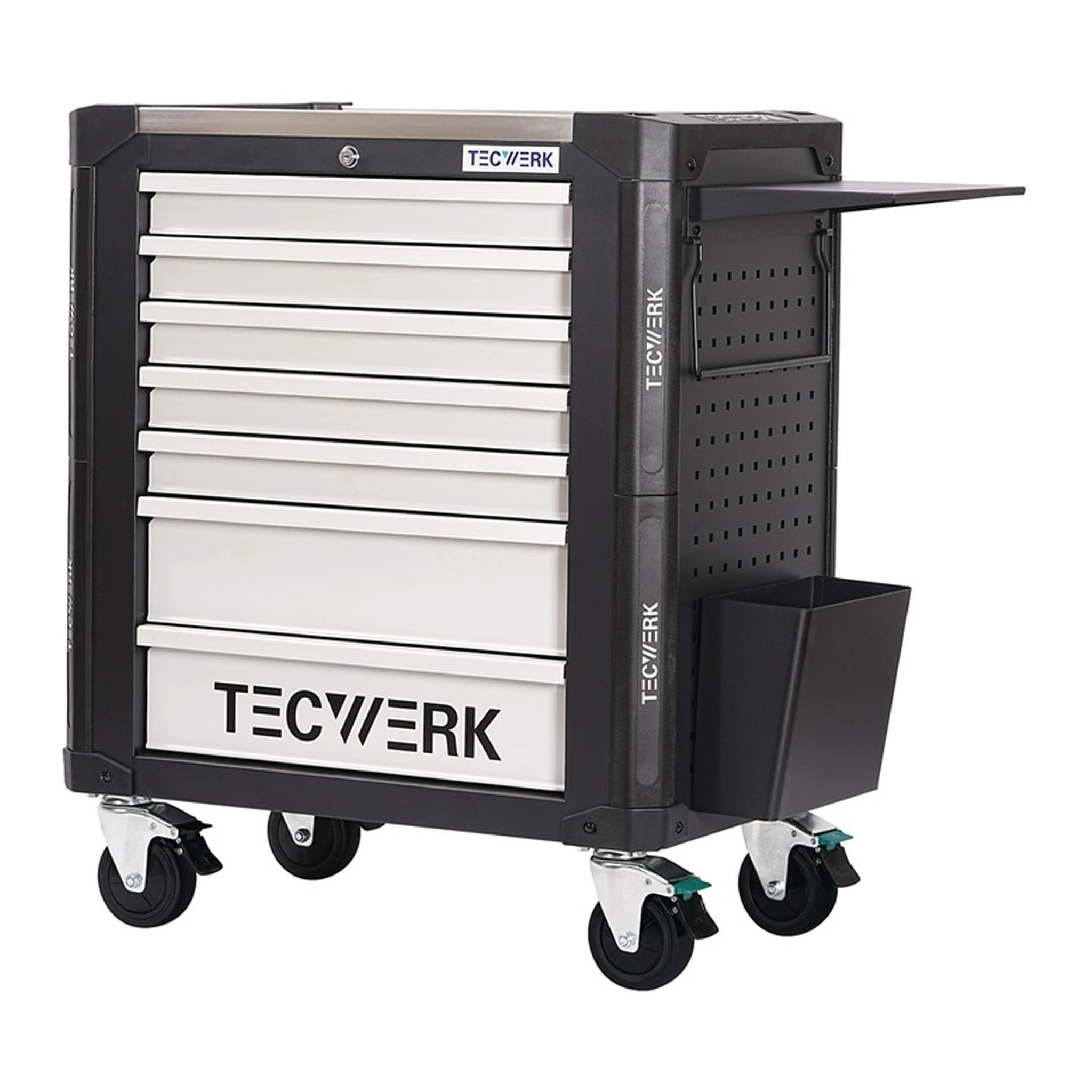 TECWERK | Werkzeugwagen PROFI 2.0 | B845xT515xH1015mm 650 kg 7 Schubladen