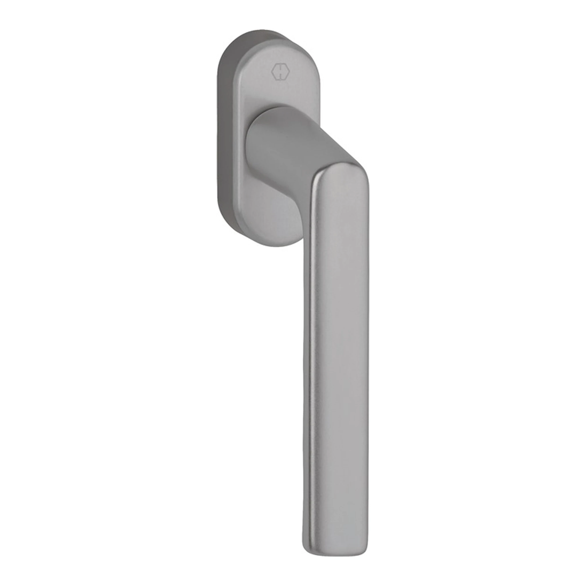 HOPPE | Fenstergriff Hamburg 0700L/U26 | Aluminium 32-42 mm F9 Aluminium stahlfarben