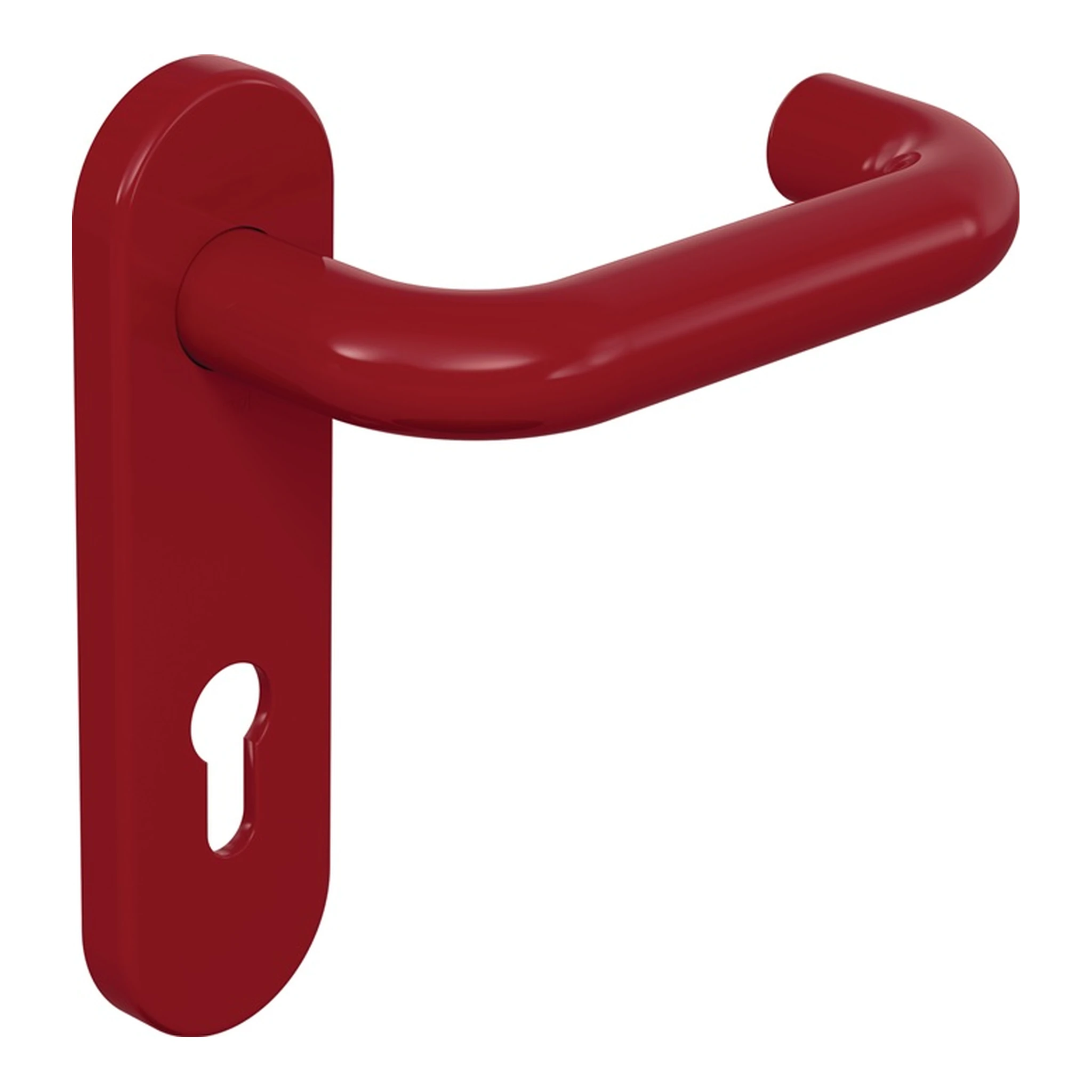 HEWI | Kurzschildgarnitur 111R01.110 33 | Kunststoff 33 PZ abgerundet