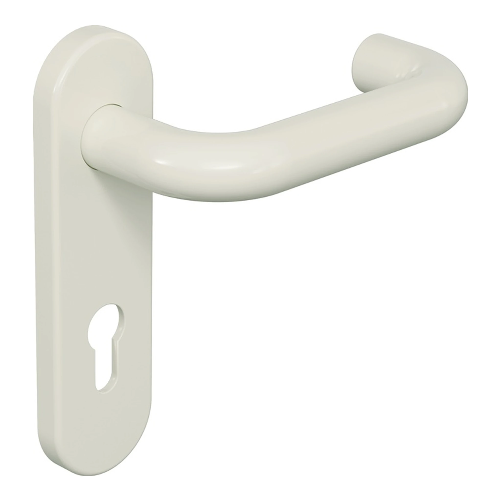 HEWI | Kurzschildgarnitur 111R01.110 99 | Kunststoff 99 PZ abgerundet