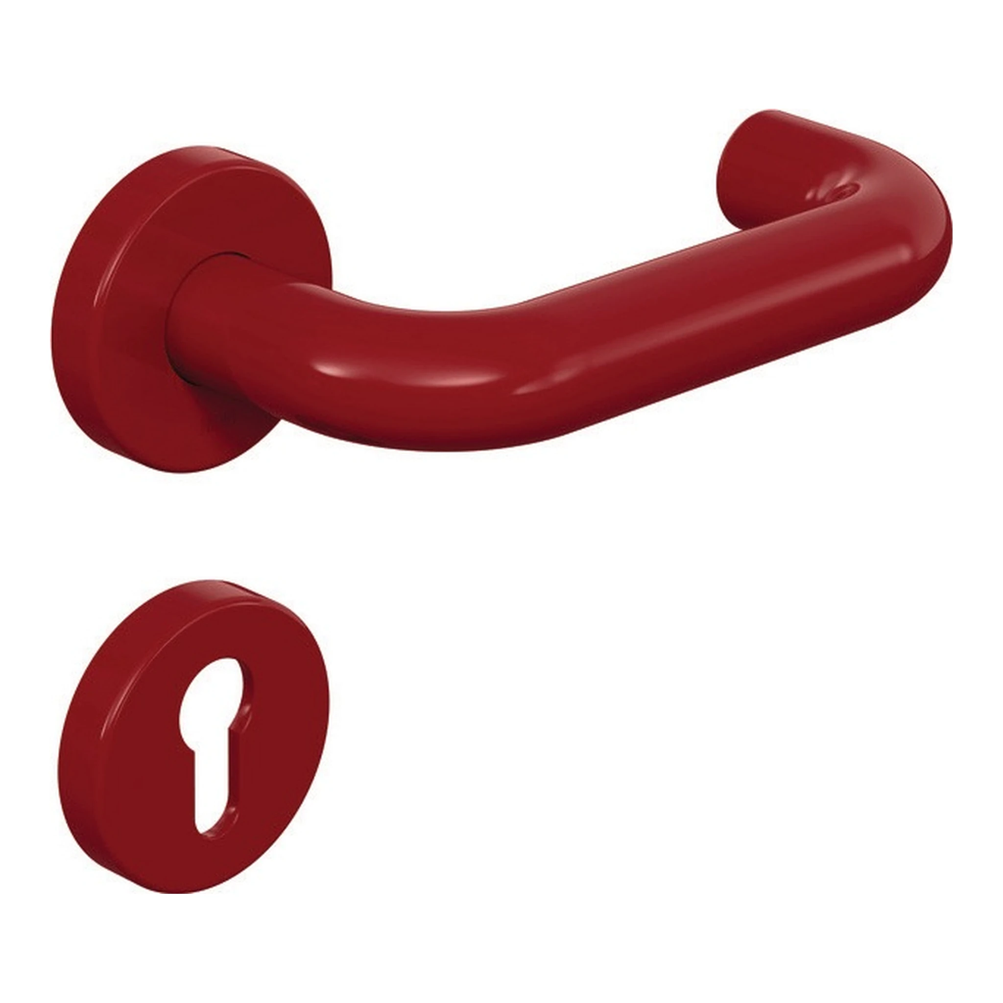 HEWI | Feuerschutzgarnitur 111R12.230 | Kunststoff 33 D/D für Türstärke 38-48 mm PZ rund