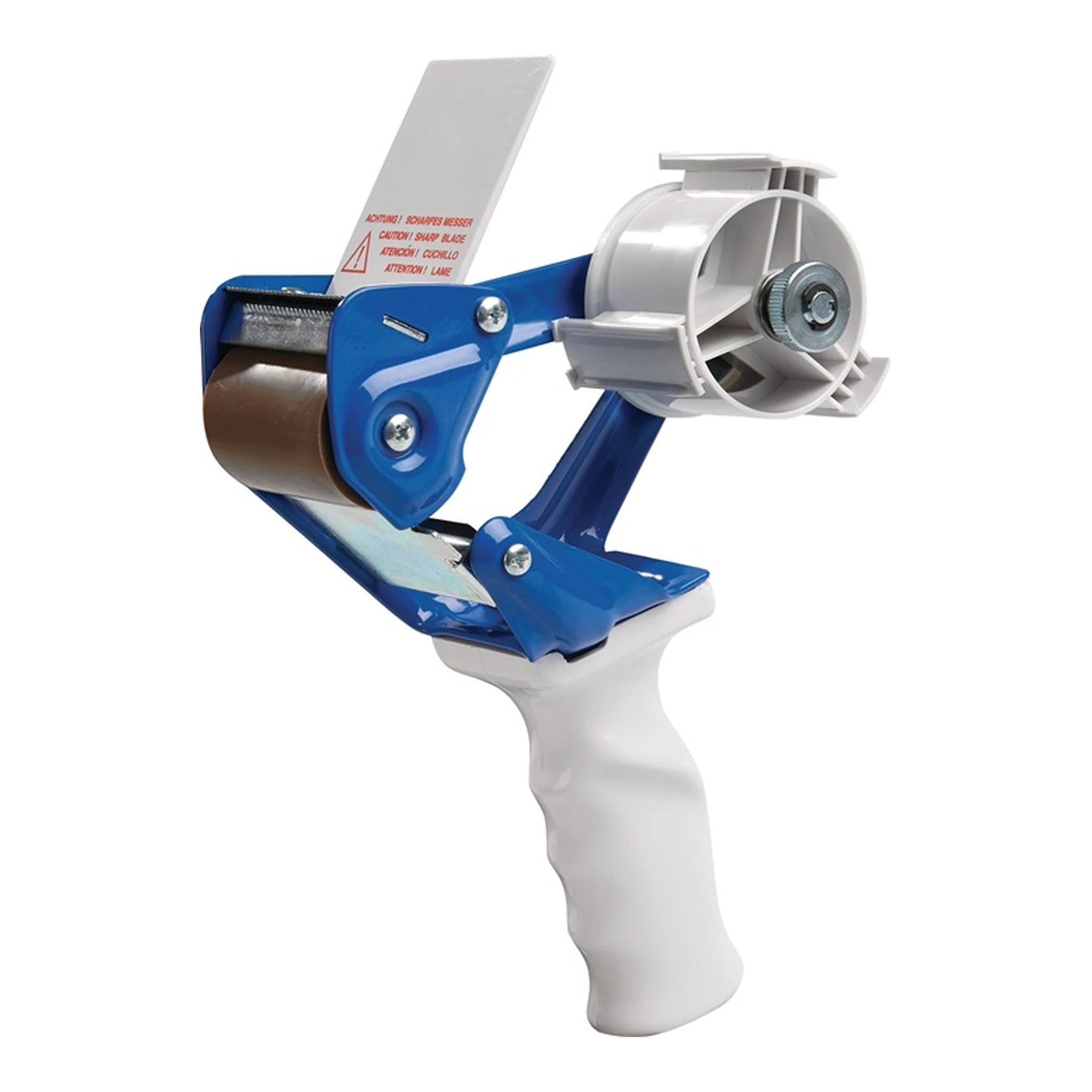 BURMANN | Handabroller Profi K20B | Metall blau/weiß
