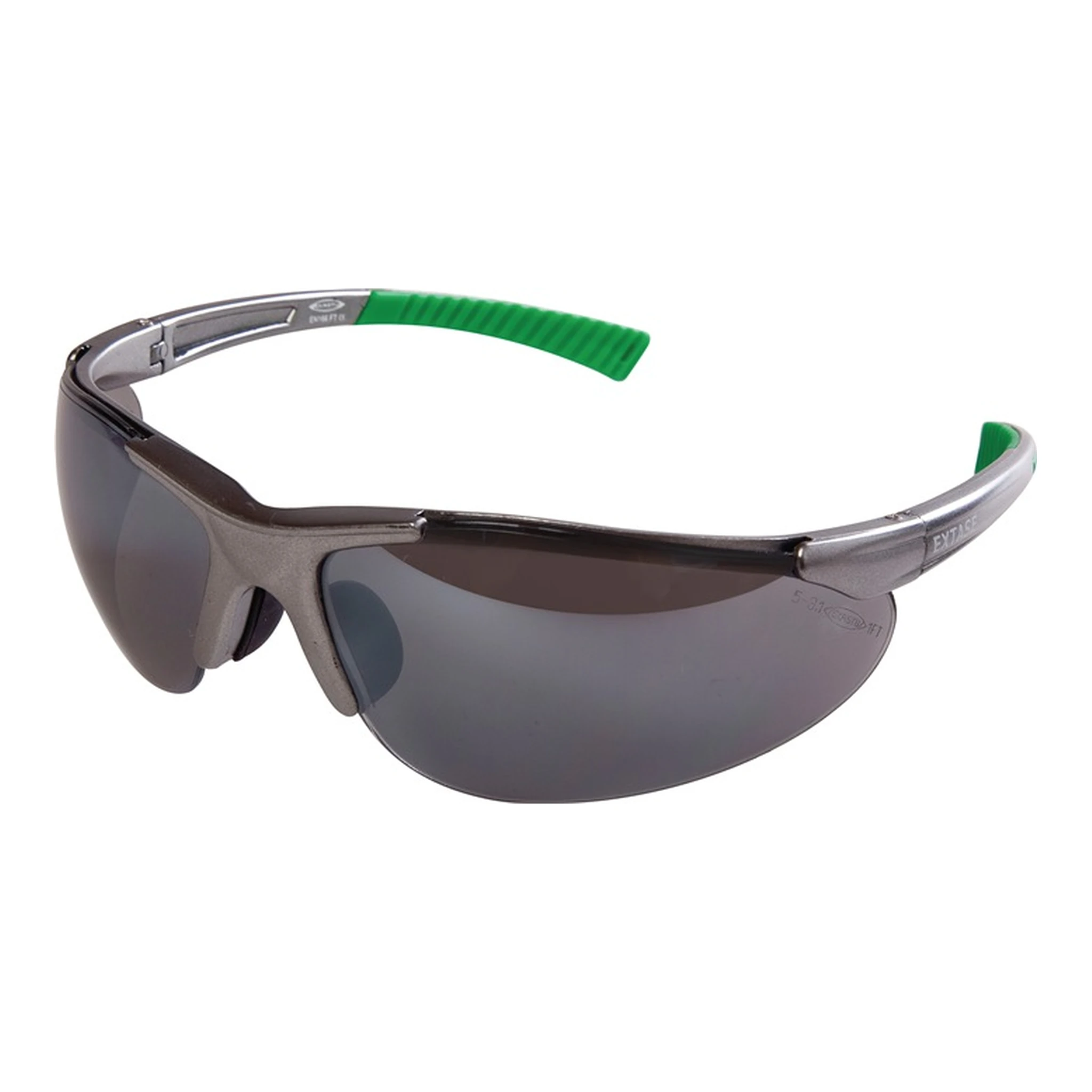 EKASTU | Schutzbrille DAYLIGHT | EN 166, EN 172 Bügel silbgrau Scheib.dunk.grau,verspieg